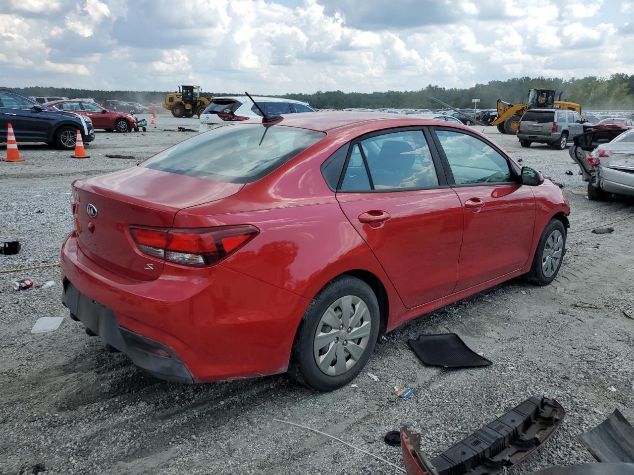 2018 Kia Rio Lx Красный vin: 3KPA24AB5JE058359