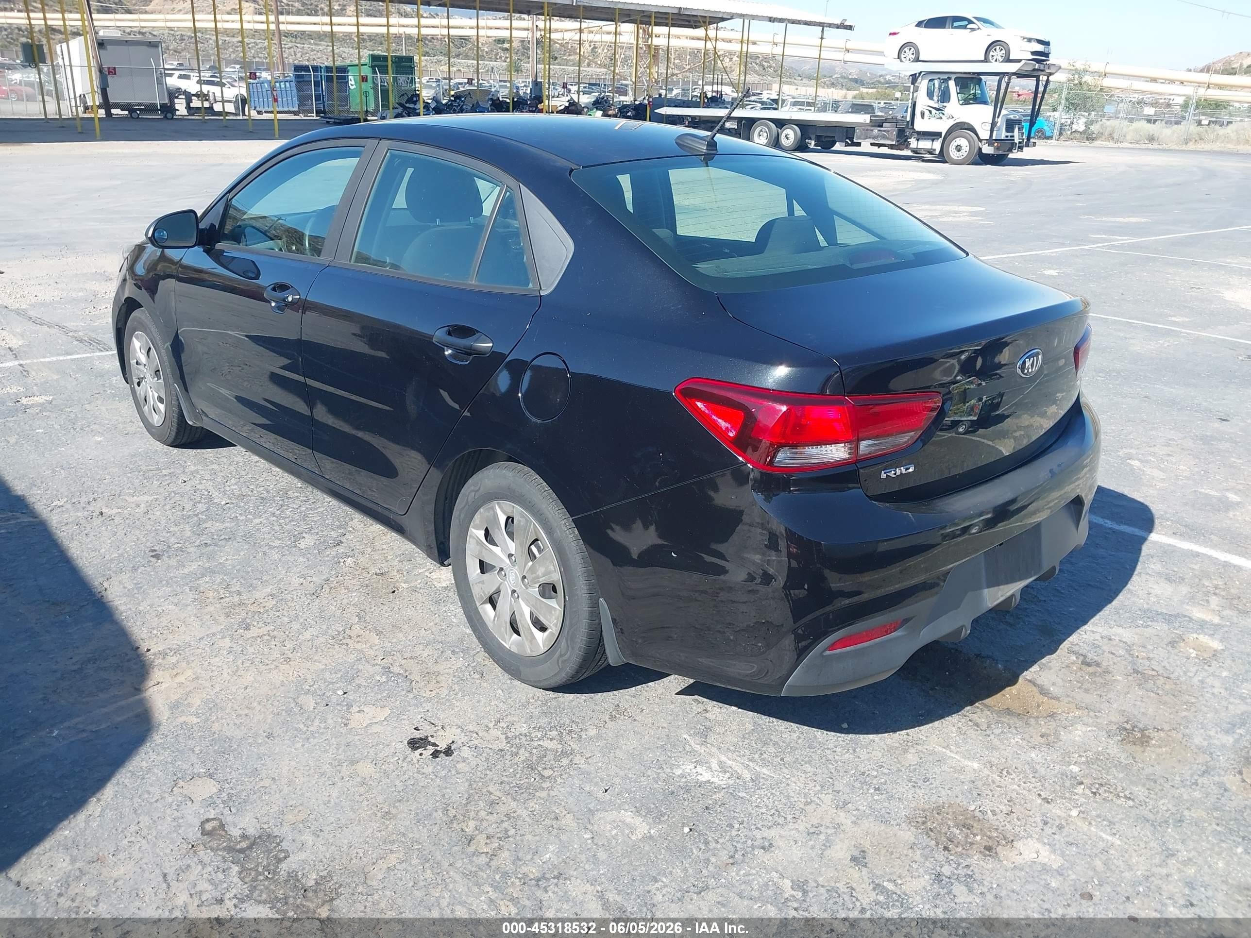 2018 Kia Rio Lx Black vin: 3KPA24AB6JE048097