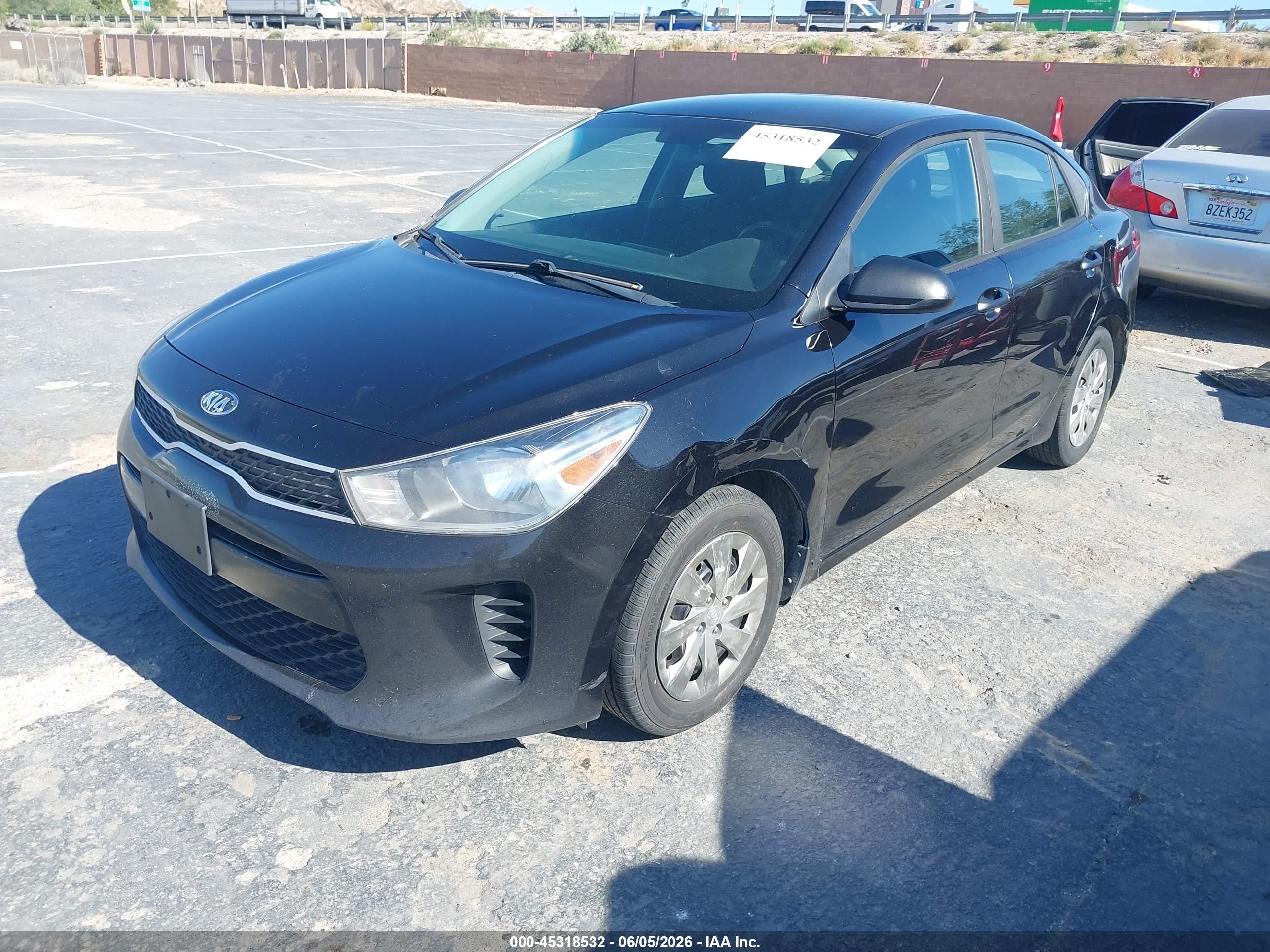 2018 Kia Rio Lx Black vin: 3KPA24AB6JE048097