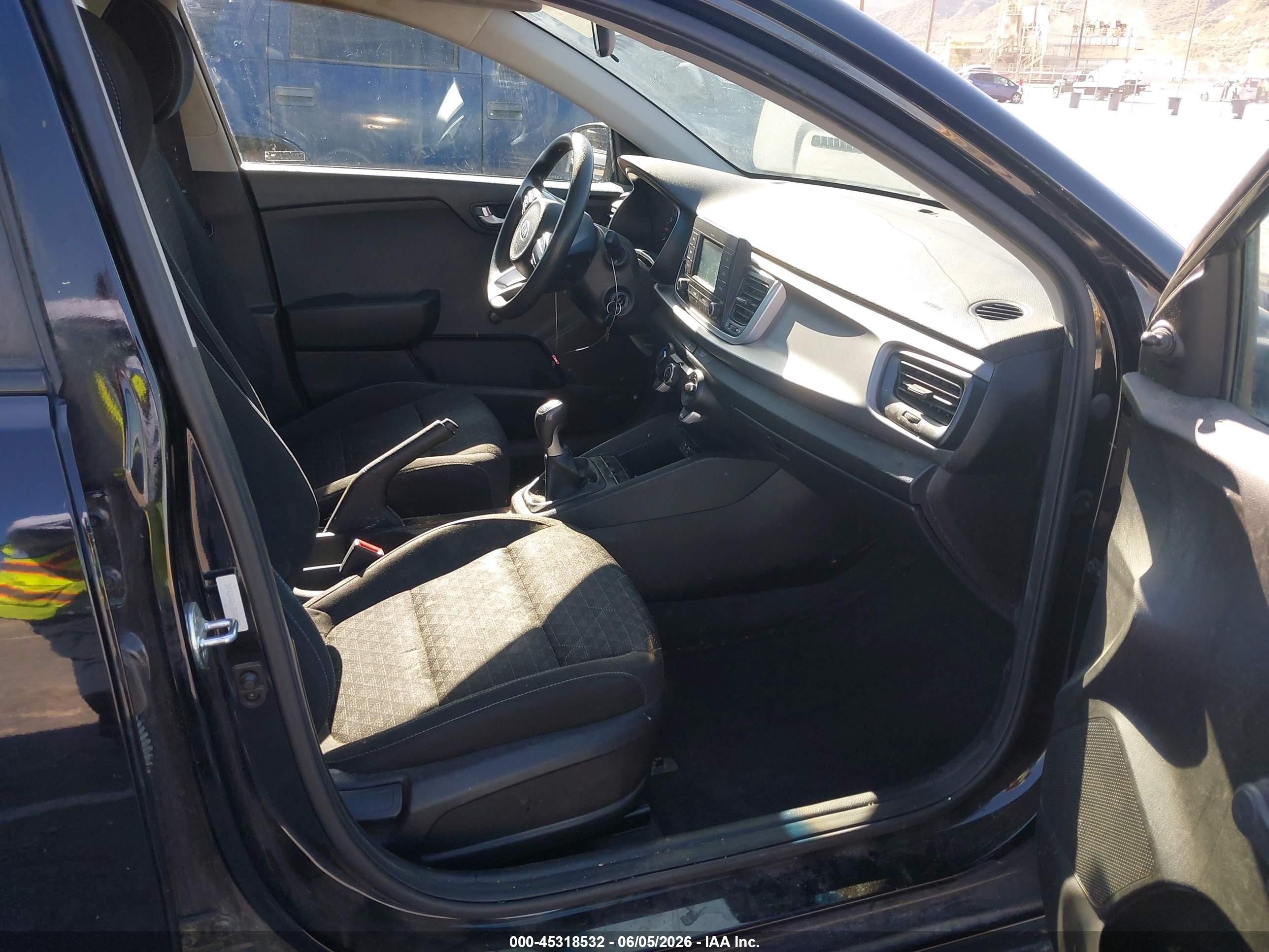 2018 Kia Rio Lx Black vin: 3KPA24AB6JE048097