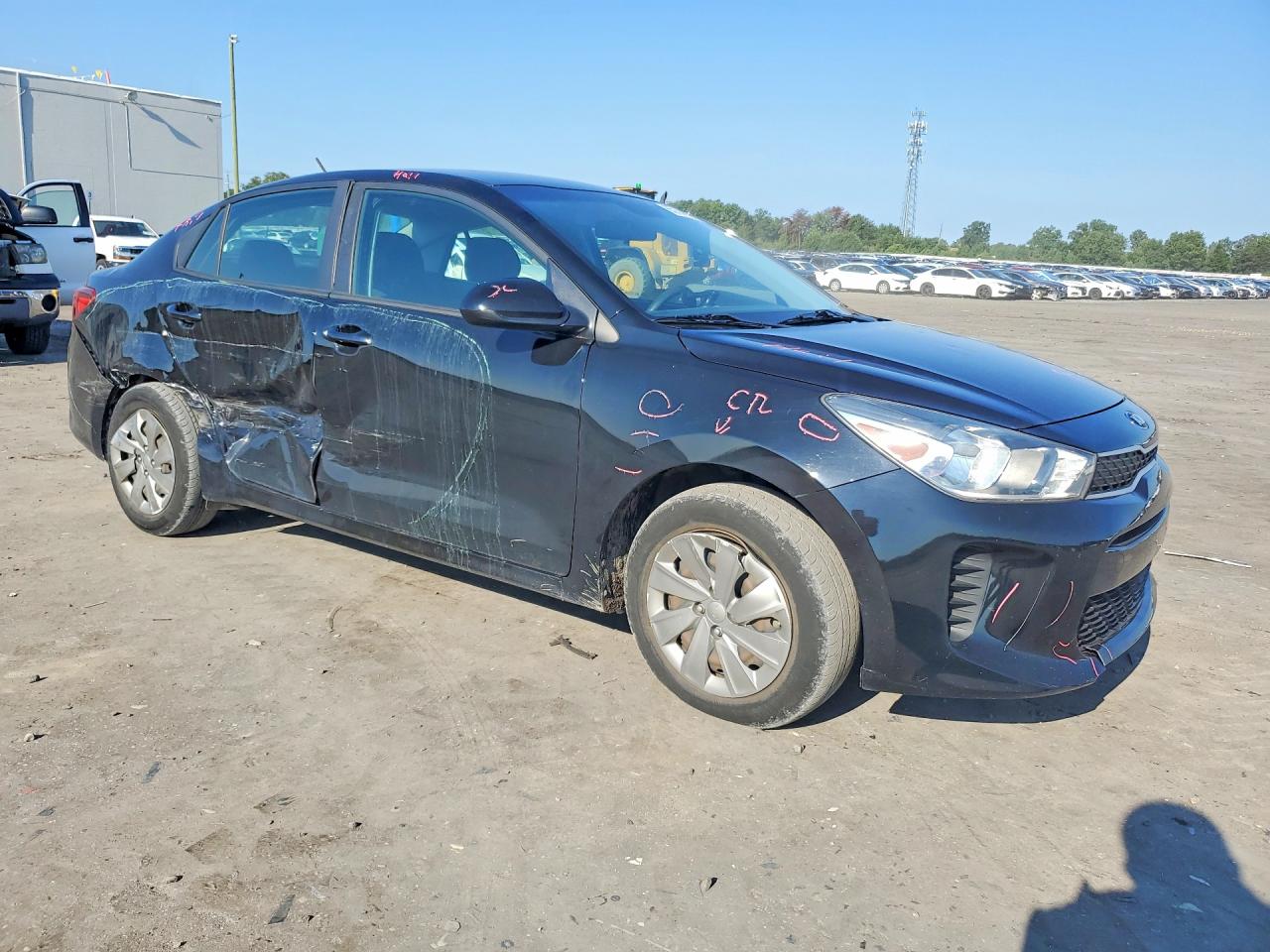2019 Kia Rio S Black vin: 3KPA24AB6KE221229