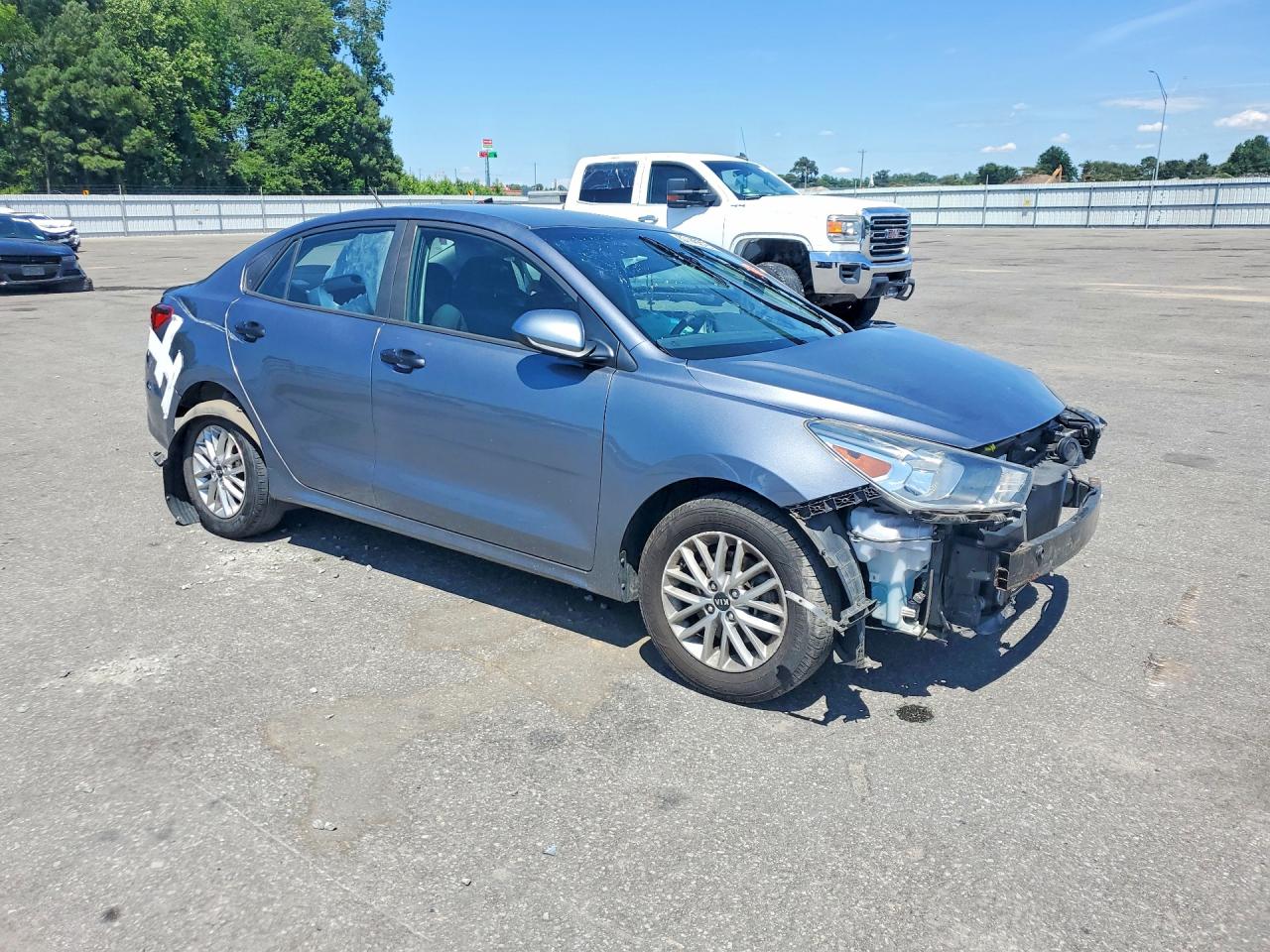 2019 Kia Rio S Gray vin: 3KPA24AB8KE175452