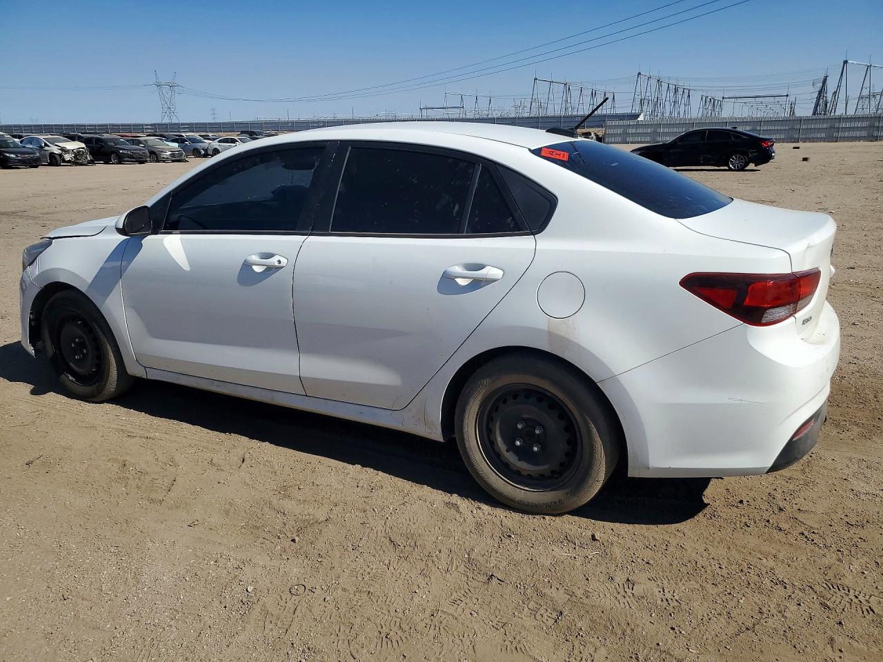 2019 Kia Rio S White vin: 3KPA24AB8KE205436