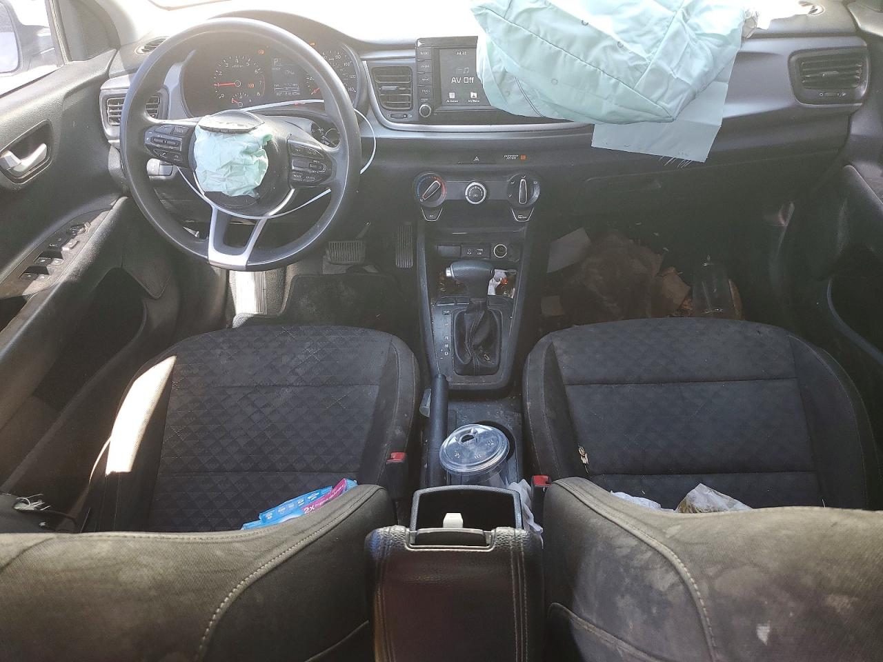 2019 Kia Rio S White vin: 3KPA24AB8KE205436