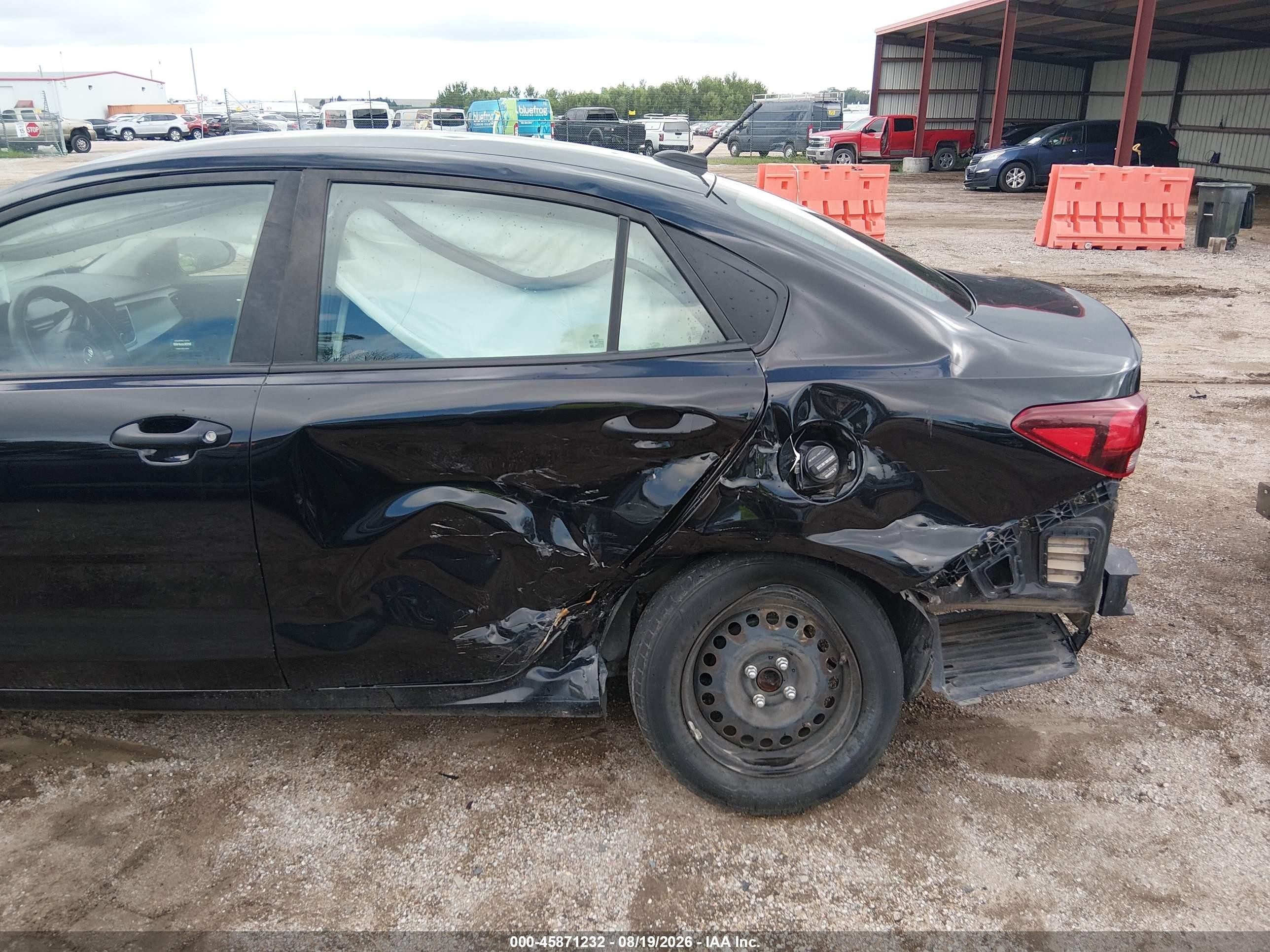 2018 Kia Rio Lx Black vin: 3KPA24AB9JE080218