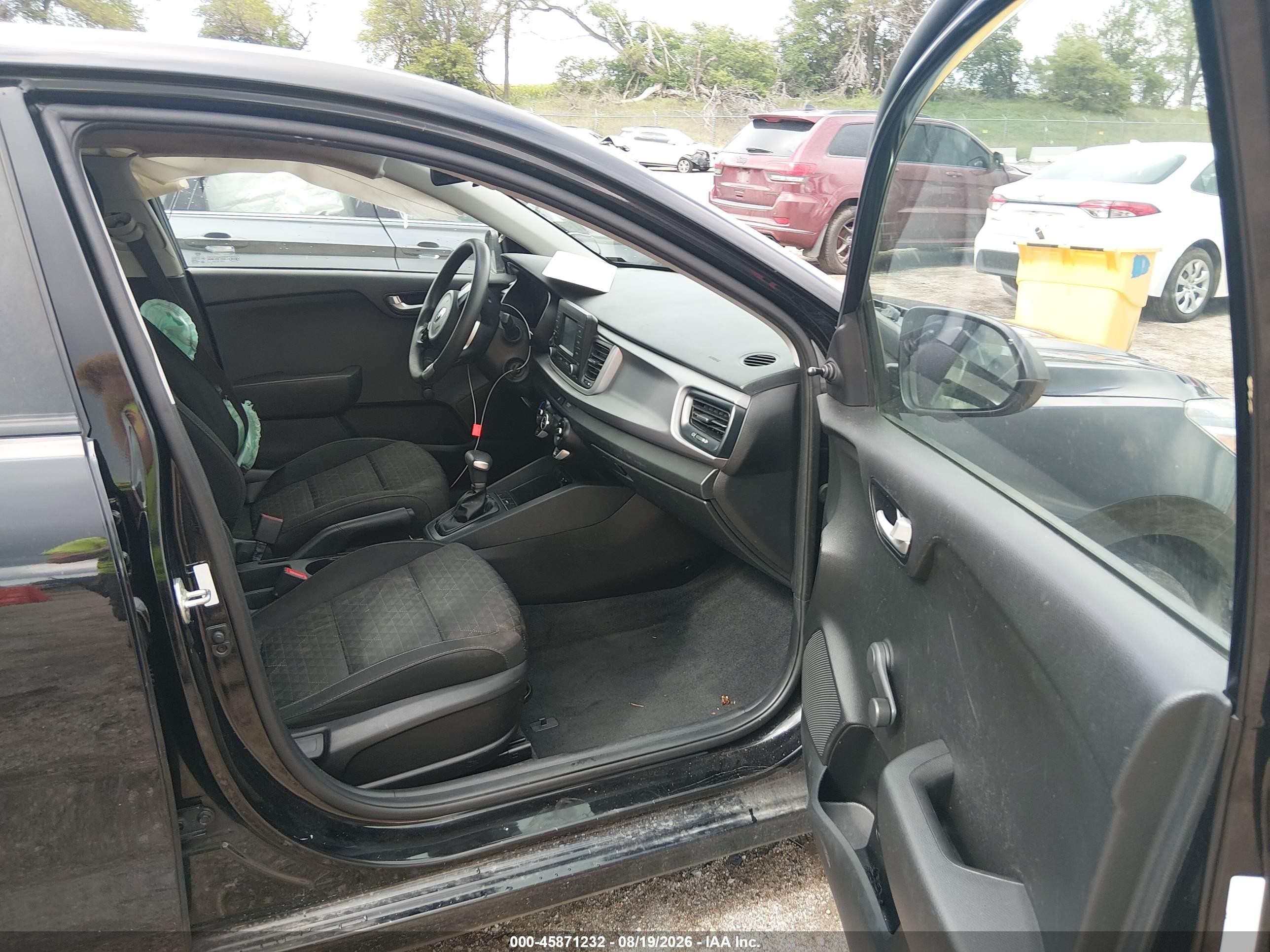 2018 Kia Rio Lx Black vin: 3KPA24AB9JE080218