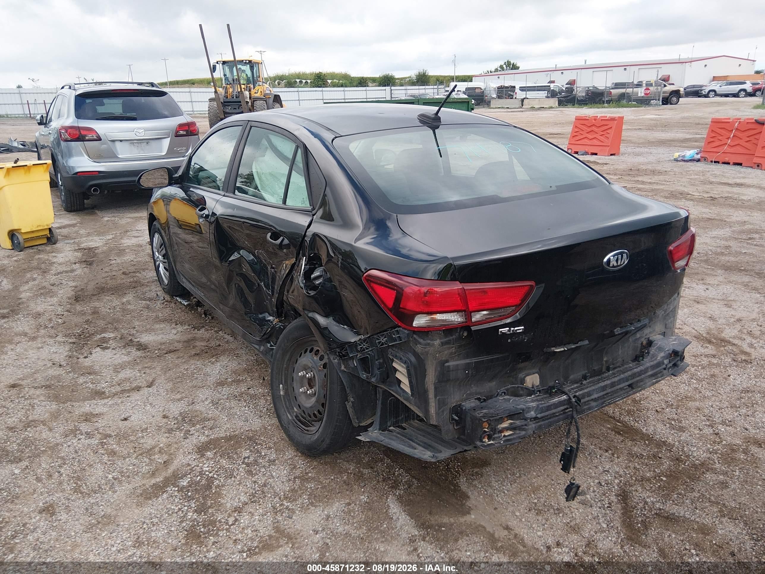 2018 Kia Rio Lx Black vin: 3KPA24AB9JE080218
