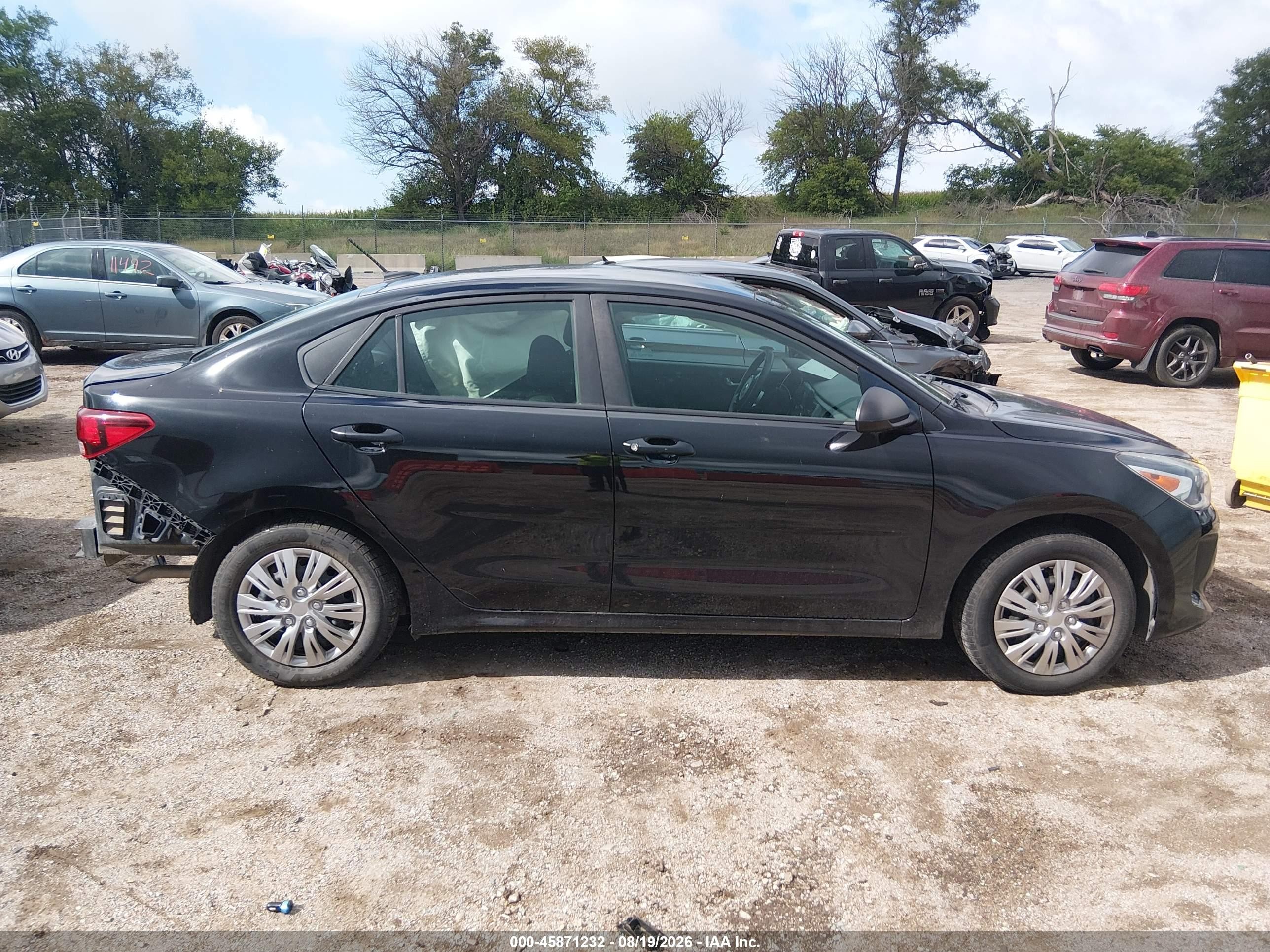 2018 Kia Rio Lx Black vin: 3KPA24AB9JE080218