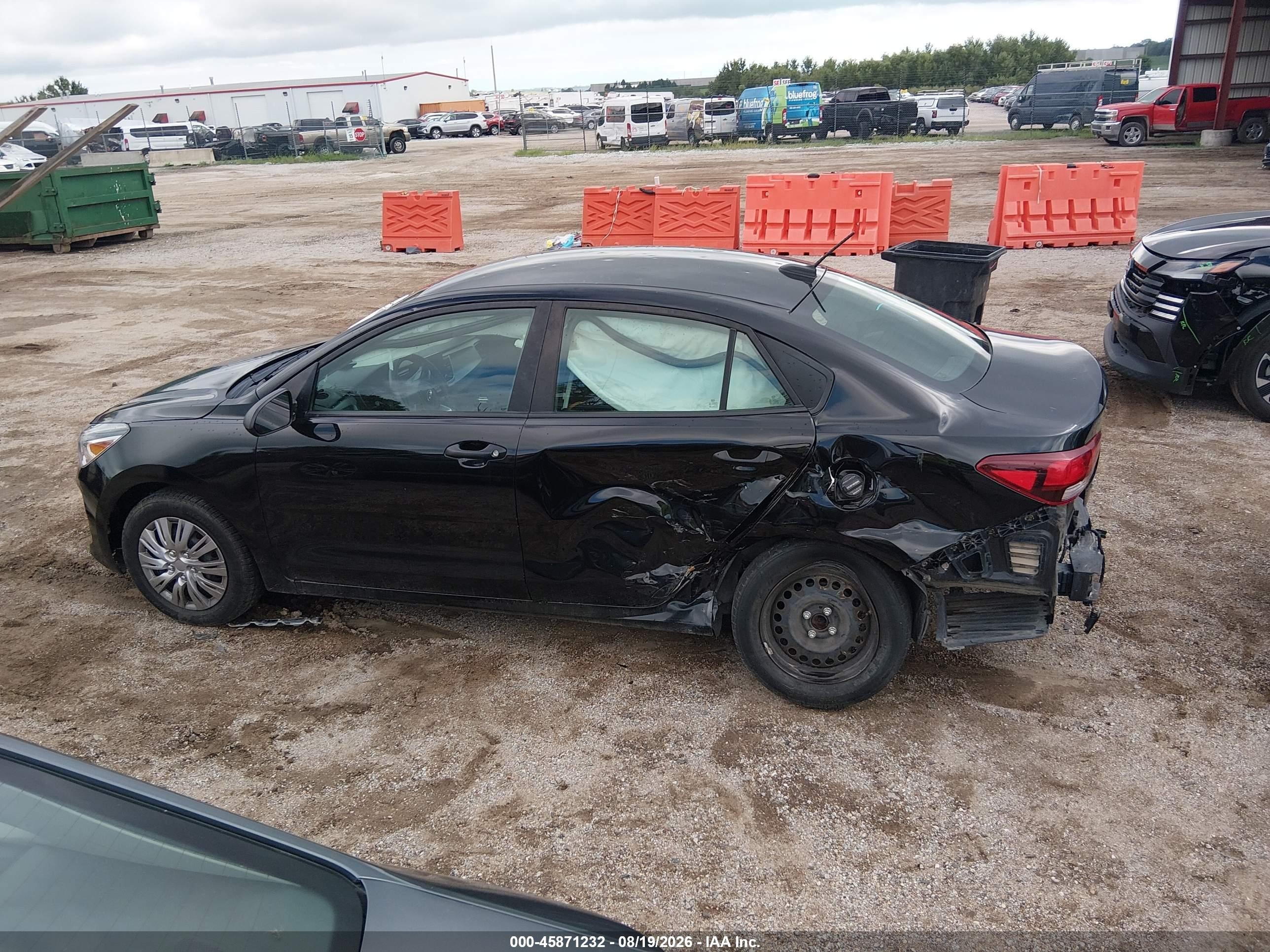 2018 Kia Rio Lx Black vin: 3KPA24AB9JE080218