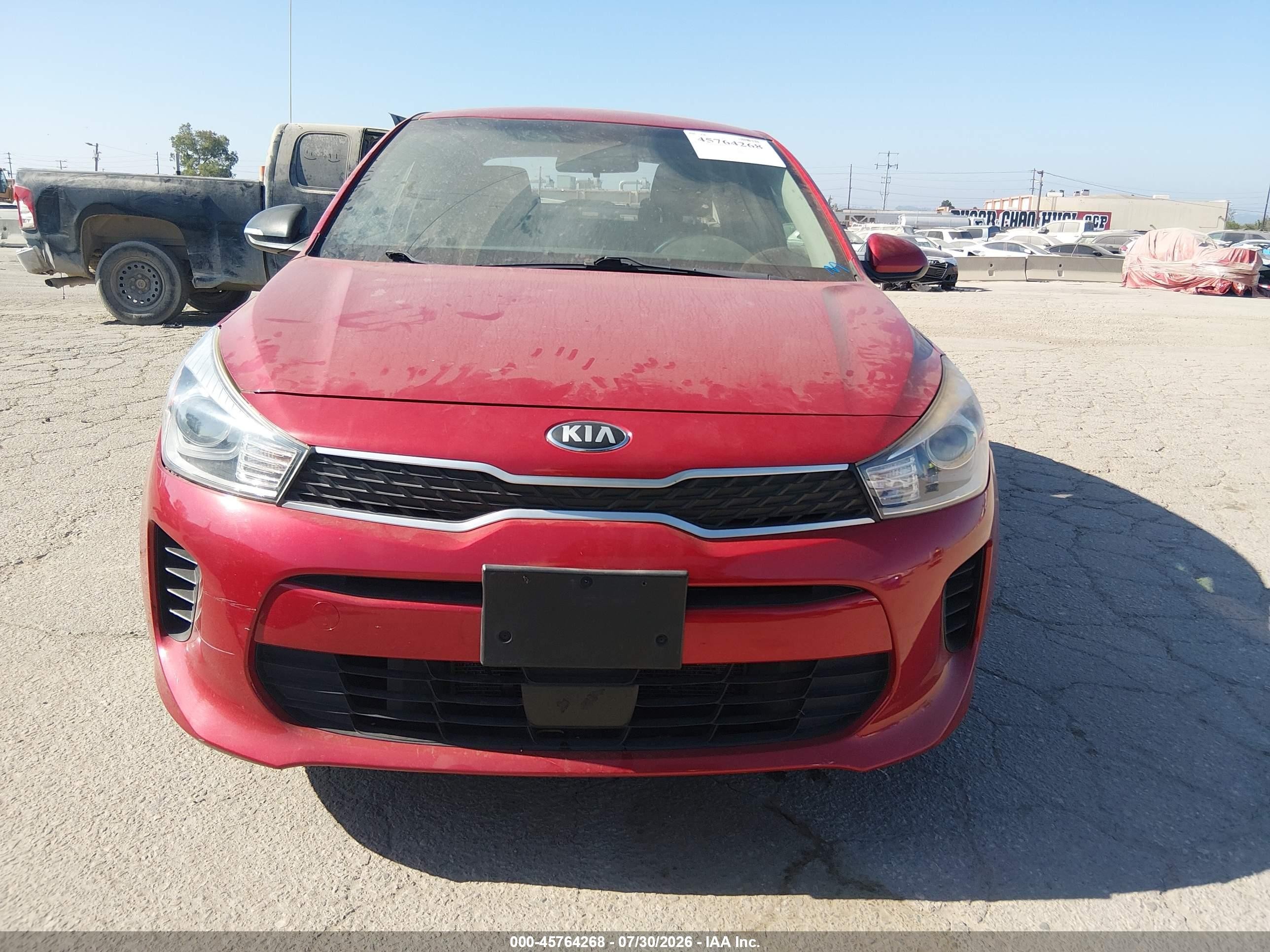 2019 Kia Rio S Red vin: 3KPA24ABXKE208094