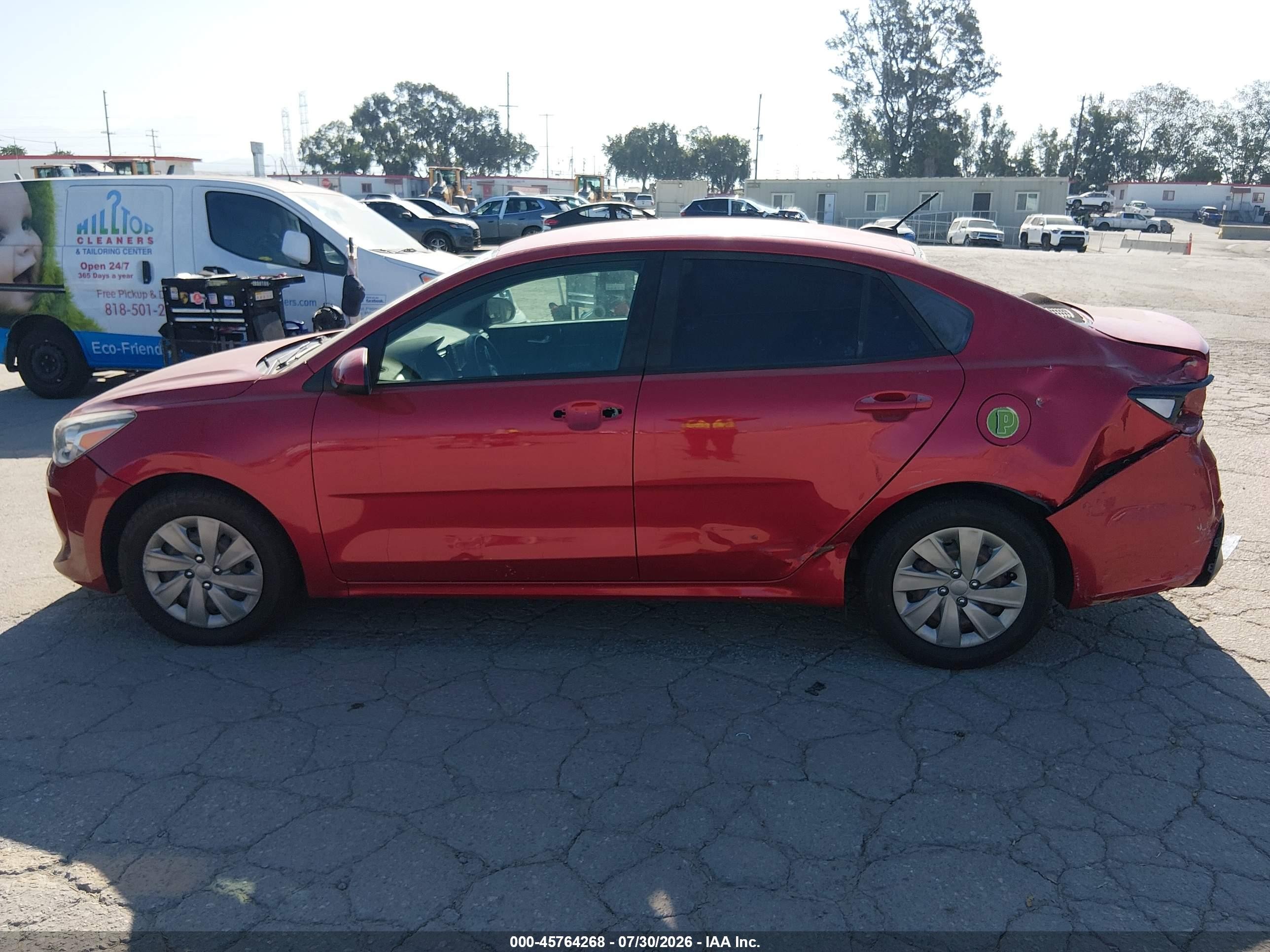 2019 Kia Rio S Red vin: 3KPA24ABXKE208094