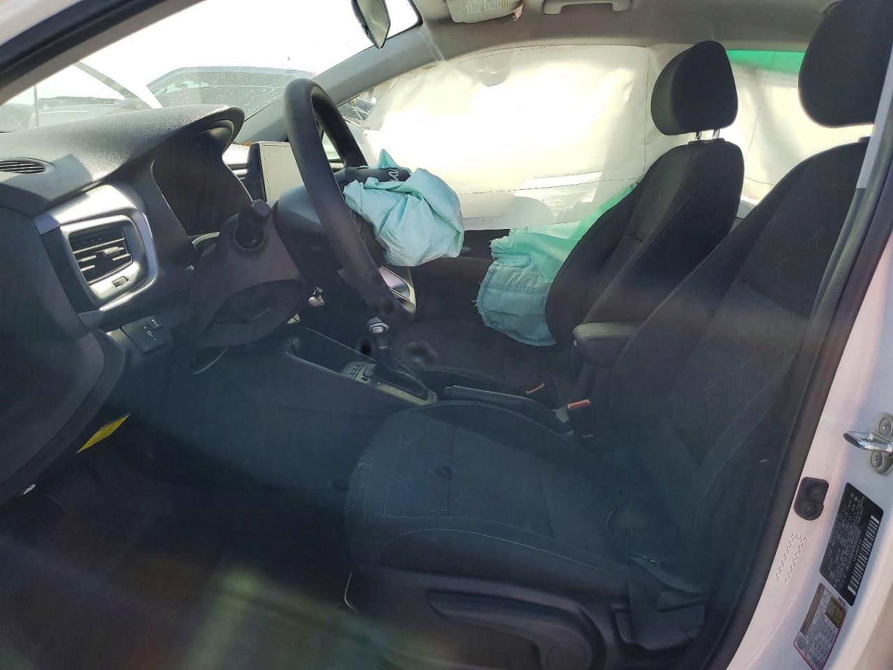 2023 Kia Rio S White vin: 3KPA24AD0PE603099