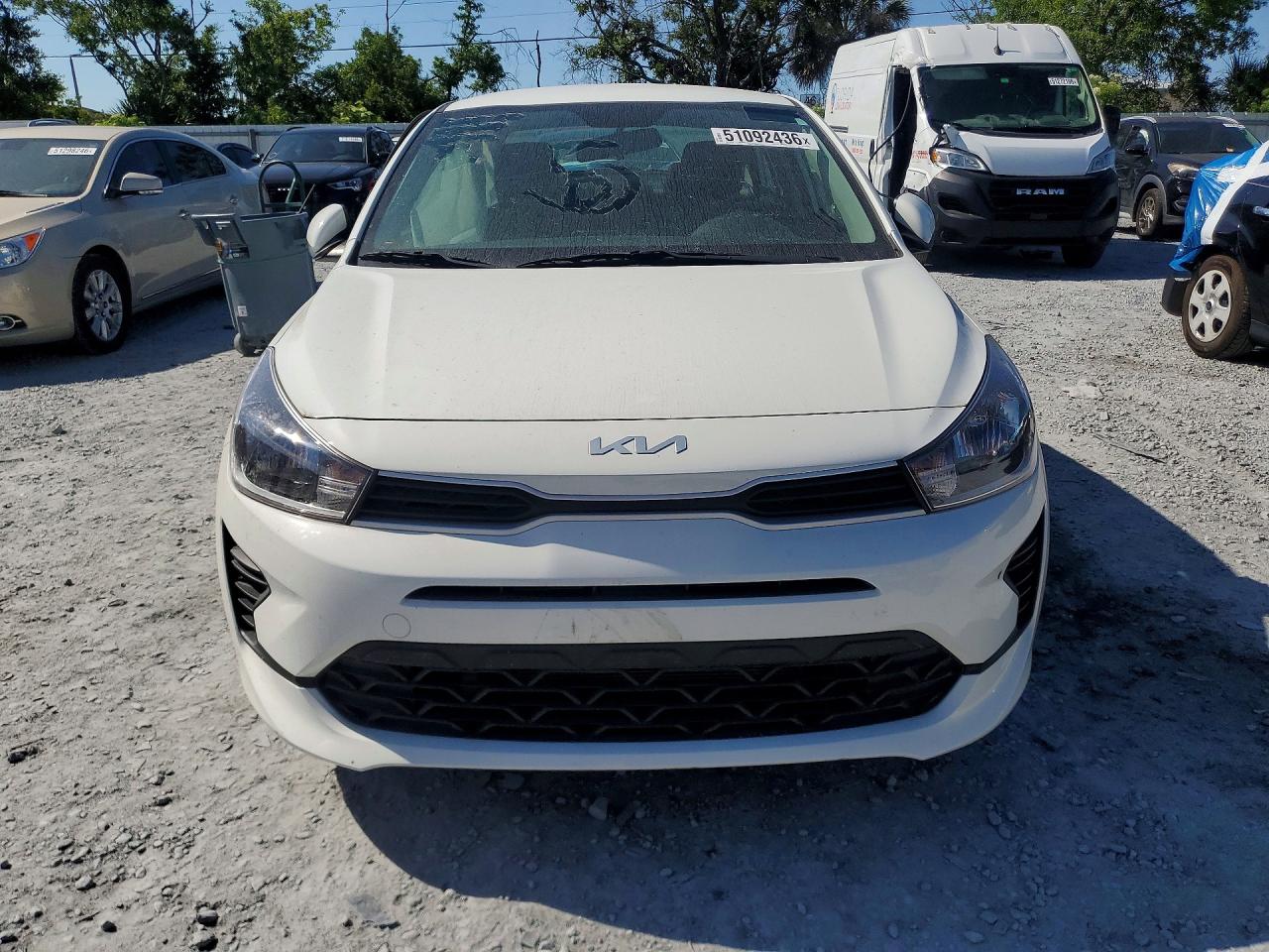2023 Kia Rio S White vin: 3KPA24AD0PE603099