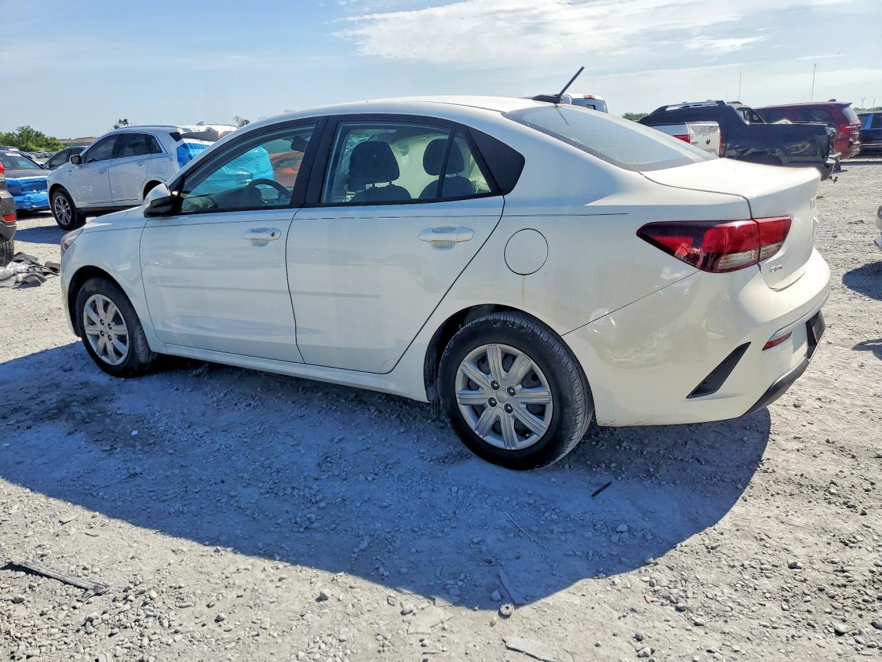 2023 Kia Rio S White vin: 3KPA24AD0PE603099