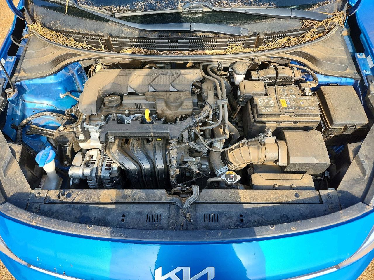2022 Kia Rio S Blue vin: 3KPA24AD1NE431193