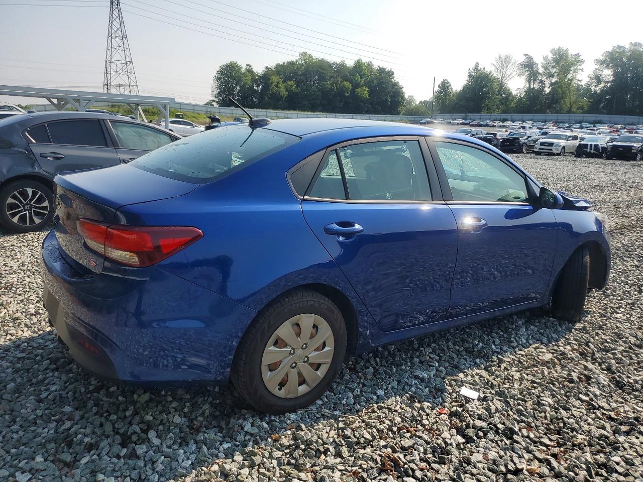 2020 Kia Rio S Blue vin: 3KPA24AD2LE299204