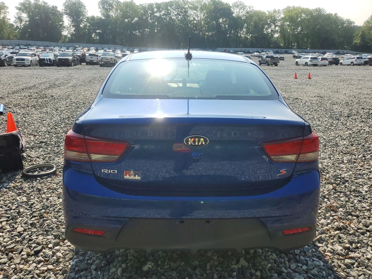 2020 Kia Rio S Blue vin: 3KPA24AD2LE299204