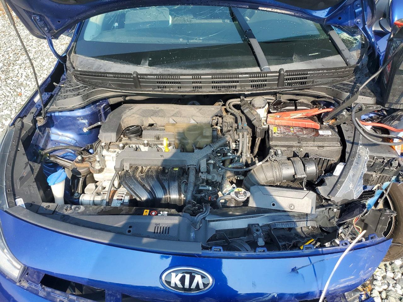 2020 Kia Rio S Blue vin: 3KPA24AD2LE299204