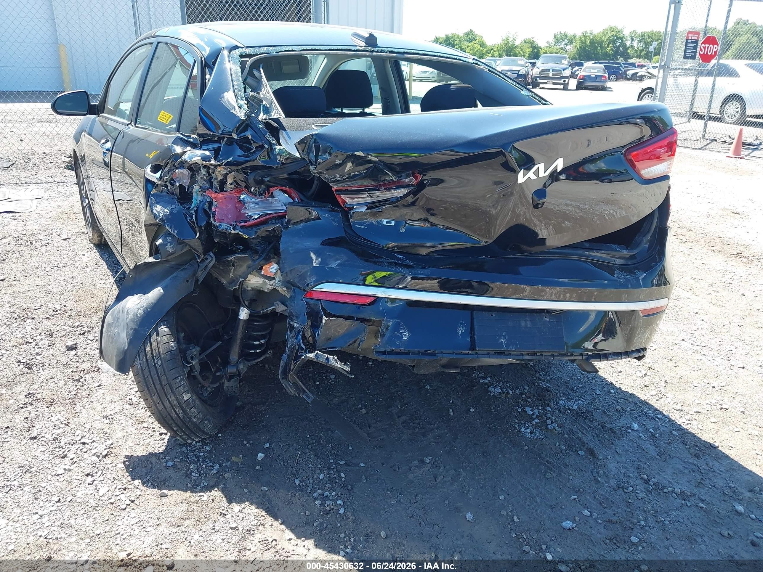 2023 Kia Rio S Black vin: 3KPA24AD3PE529810