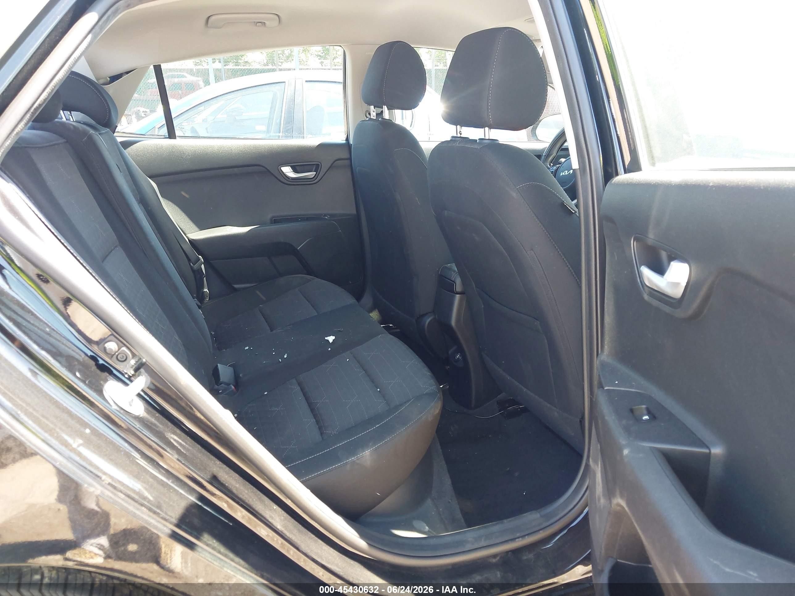 2023 Kia Rio S Black vin: 3KPA24AD3PE529810