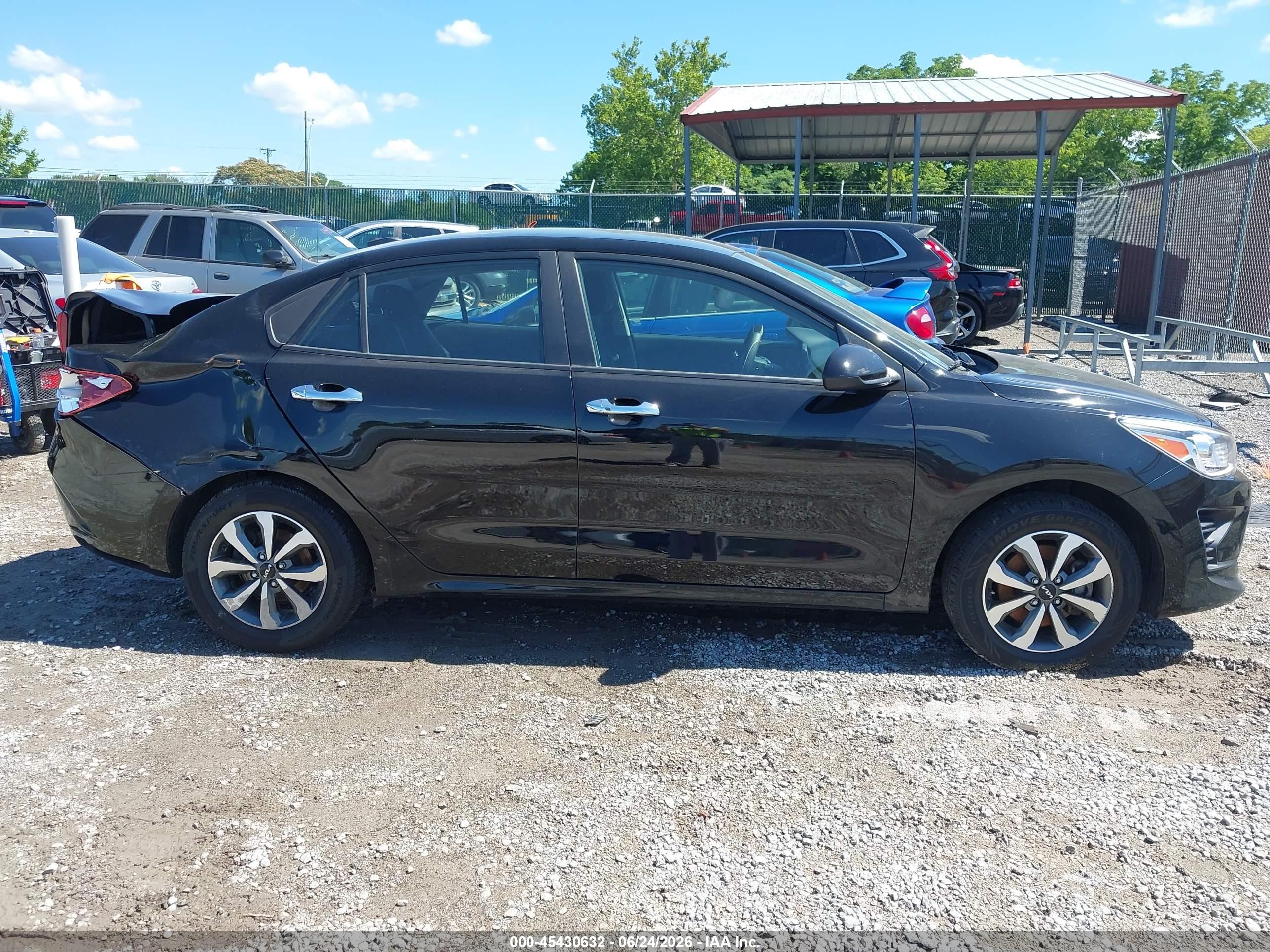 2023 Kia Rio S Black vin: 3KPA24AD3PE529810