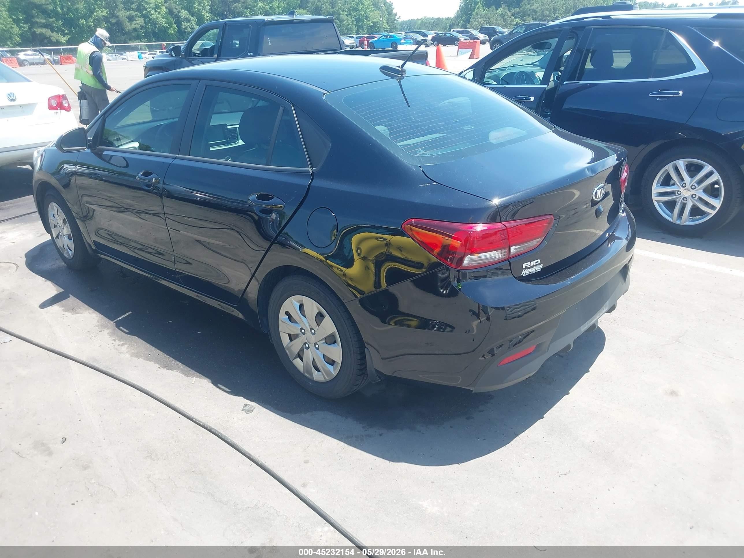 2020 Kia Rio S Black vin: 3KPA24AD4LE261036