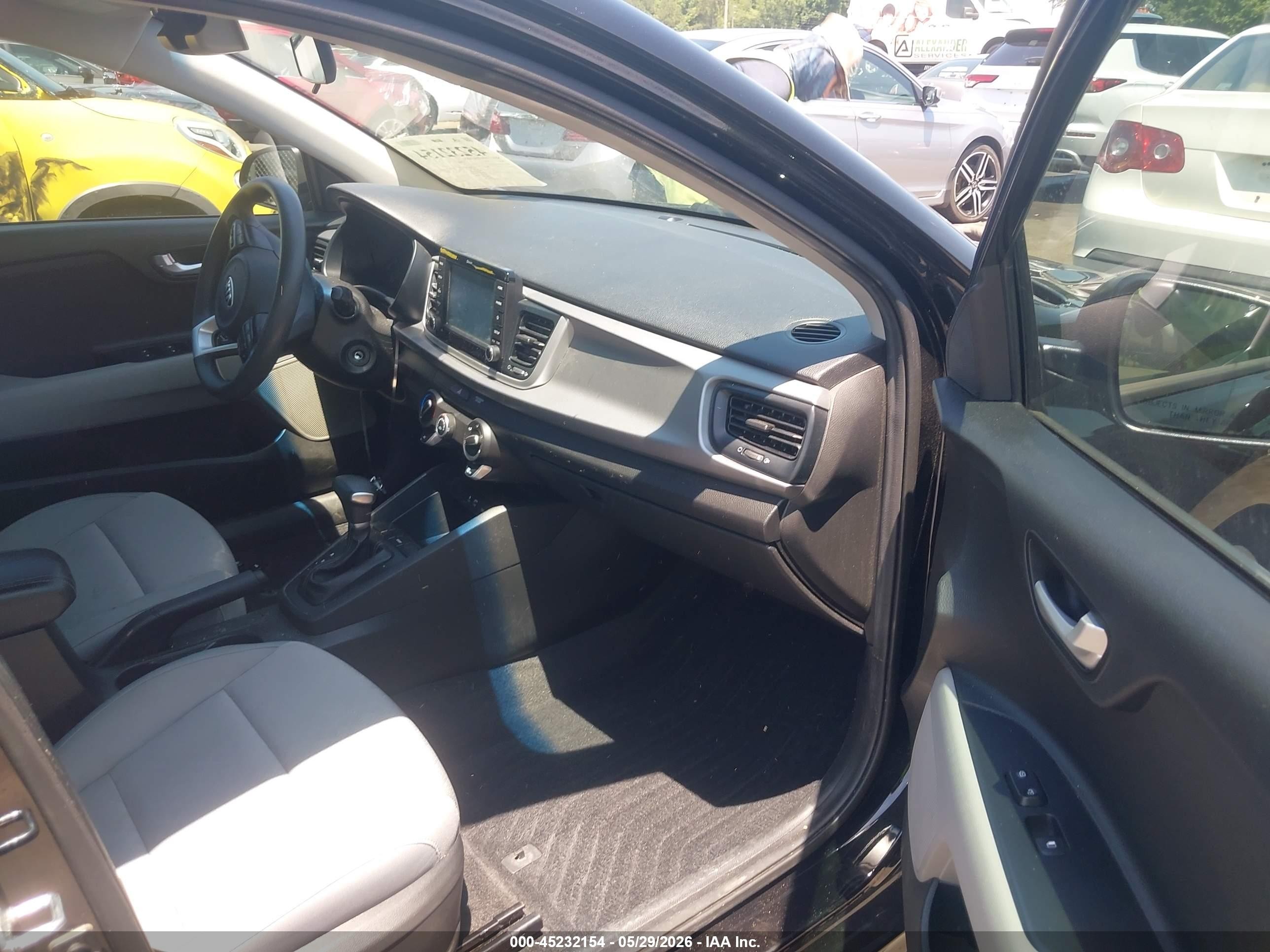 2020 Kia Rio S Black vin: 3KPA24AD4LE261036
