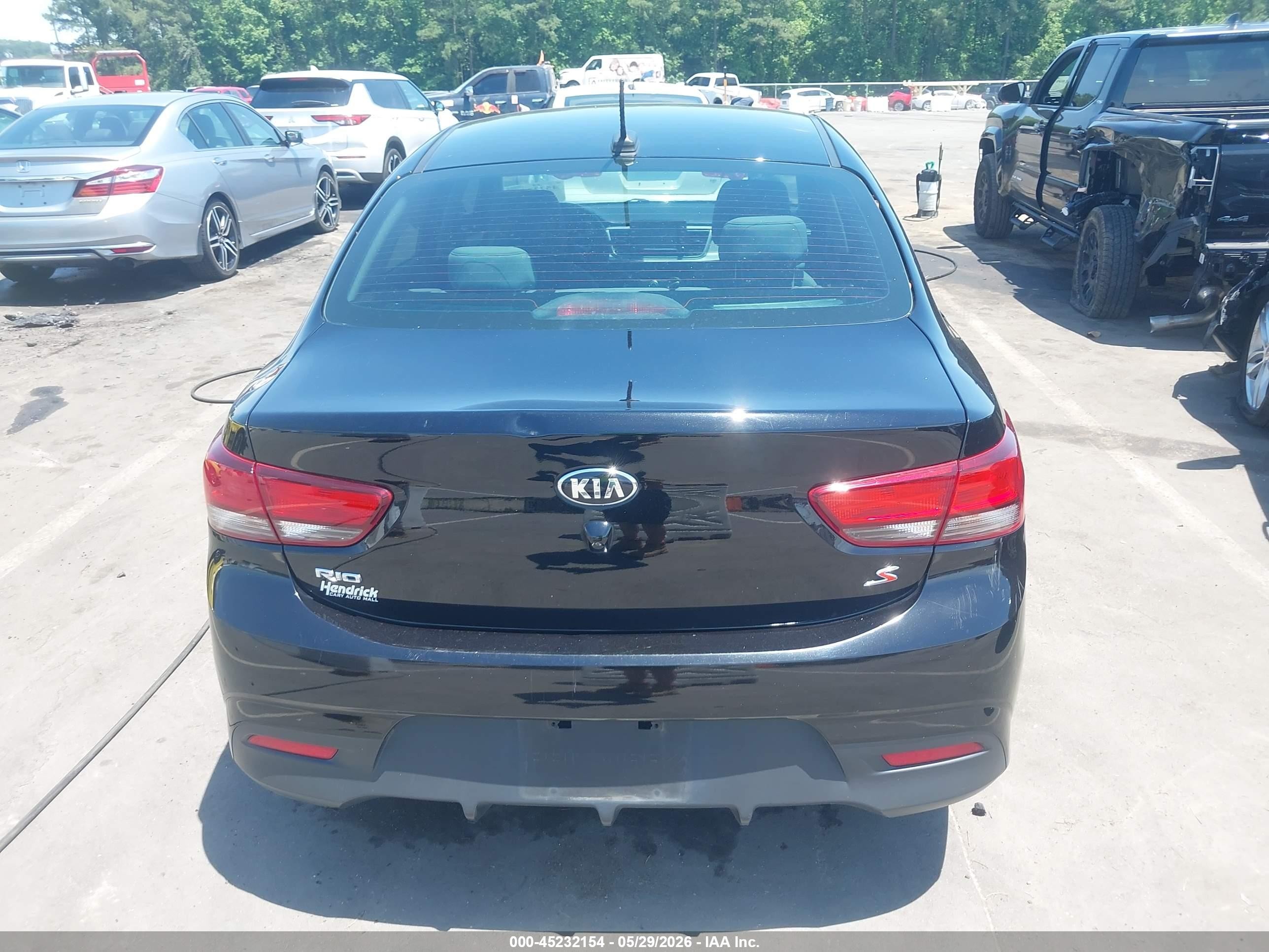 2020 Kia Rio S Black vin: 3KPA24AD4LE261036