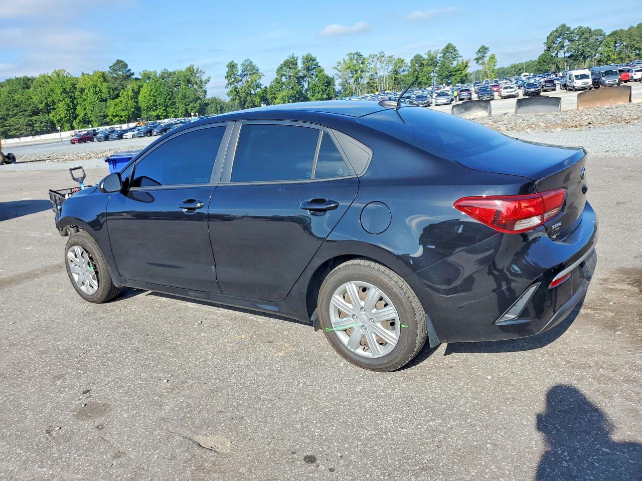 2021 Kia Rio Lx Black vin: 3KPA24AD4ME413138