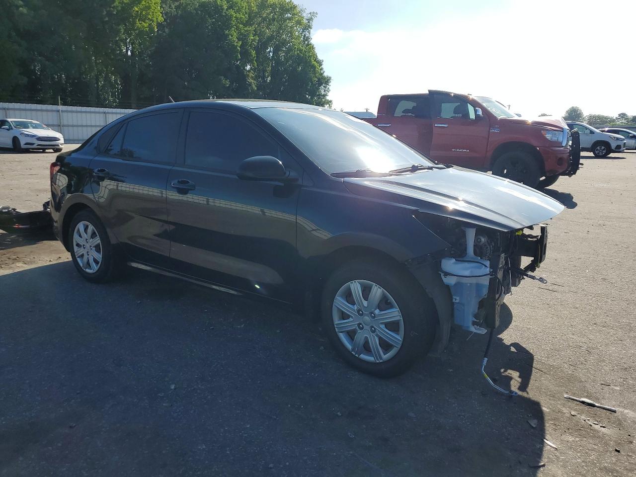 2021 Kia Rio Lx Black vin: 3KPA24AD4ME413138