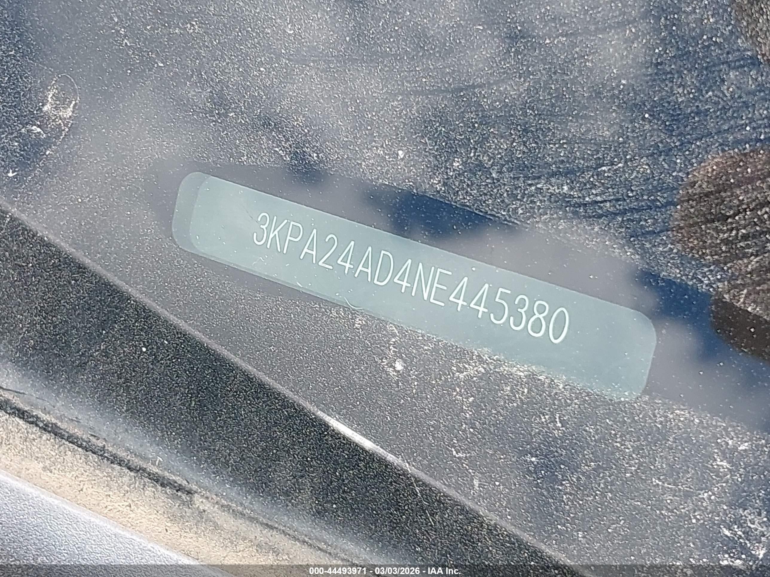 2022 Kia Rio Lx Silver vin: 3KPA24AD4NE445380