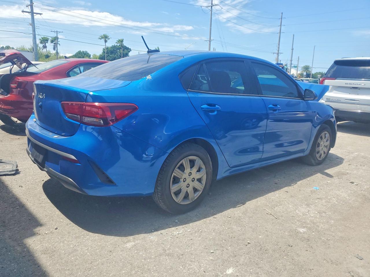2023 Kia Rio S Blue vin: 3KPA24AD4PE581365