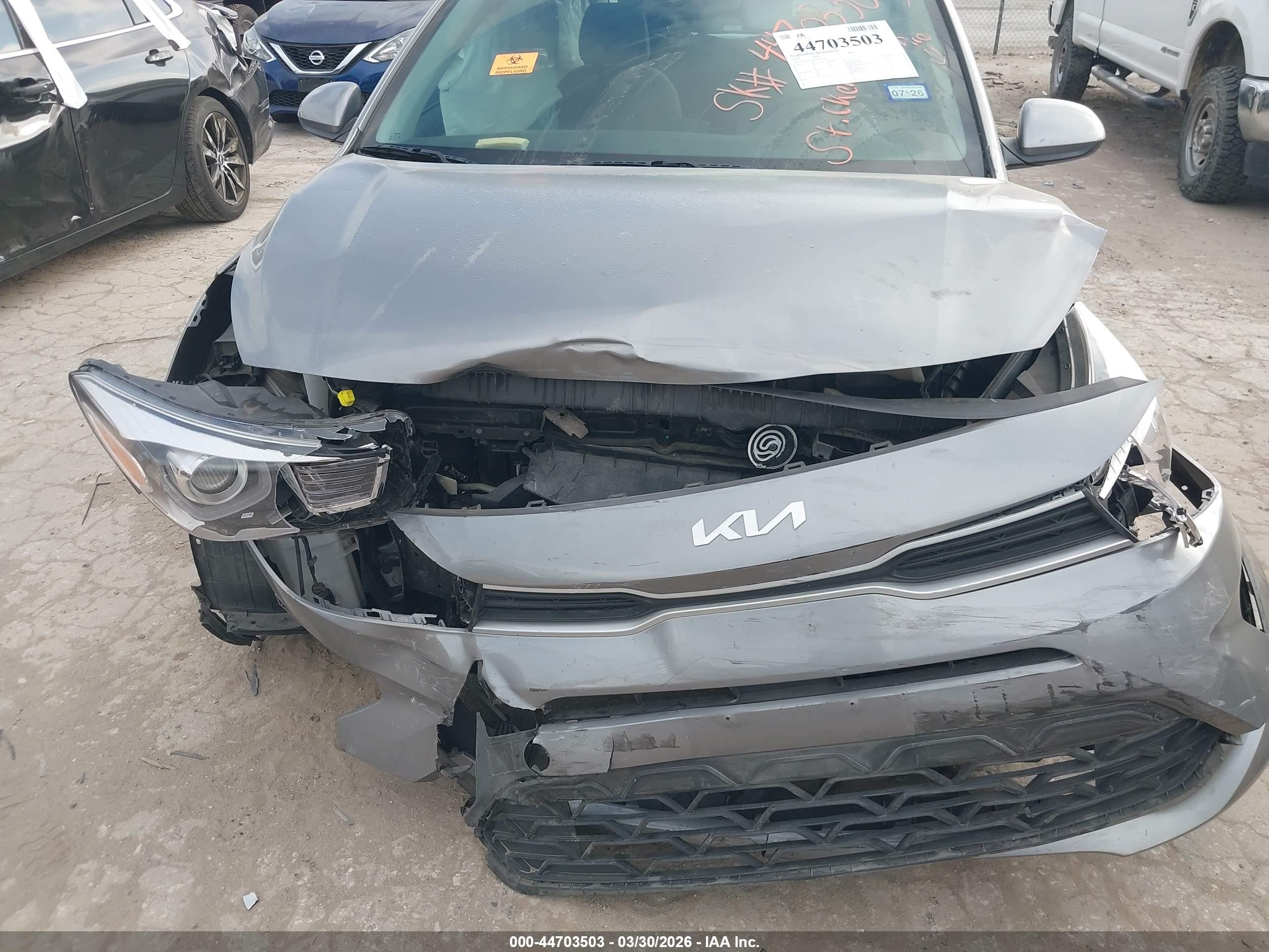 2023 Kia Rio S Gray vin: 3KPA24AD4PE592639