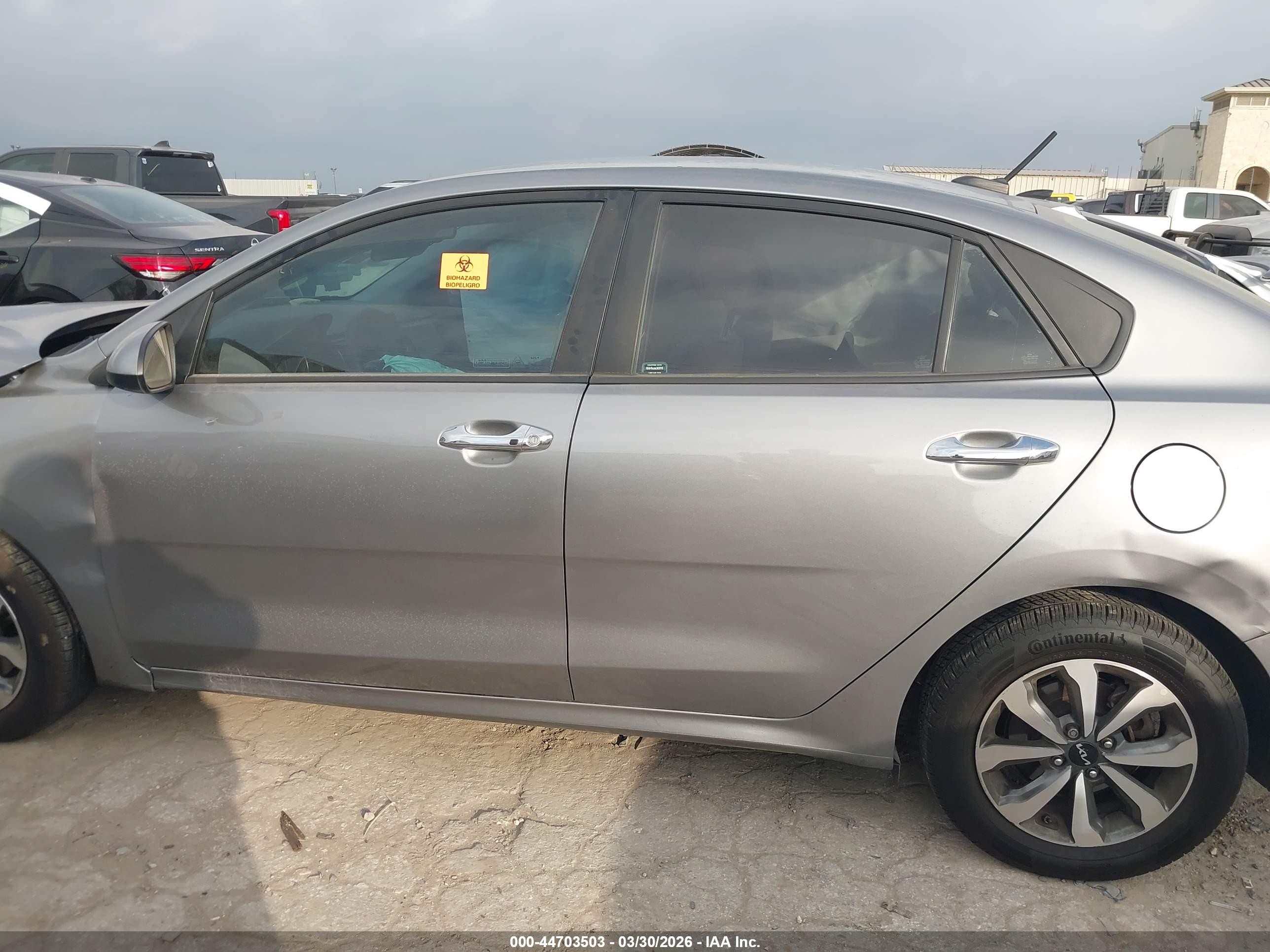 2023 Kia Rio S Gray vin: 3KPA24AD4PE592639