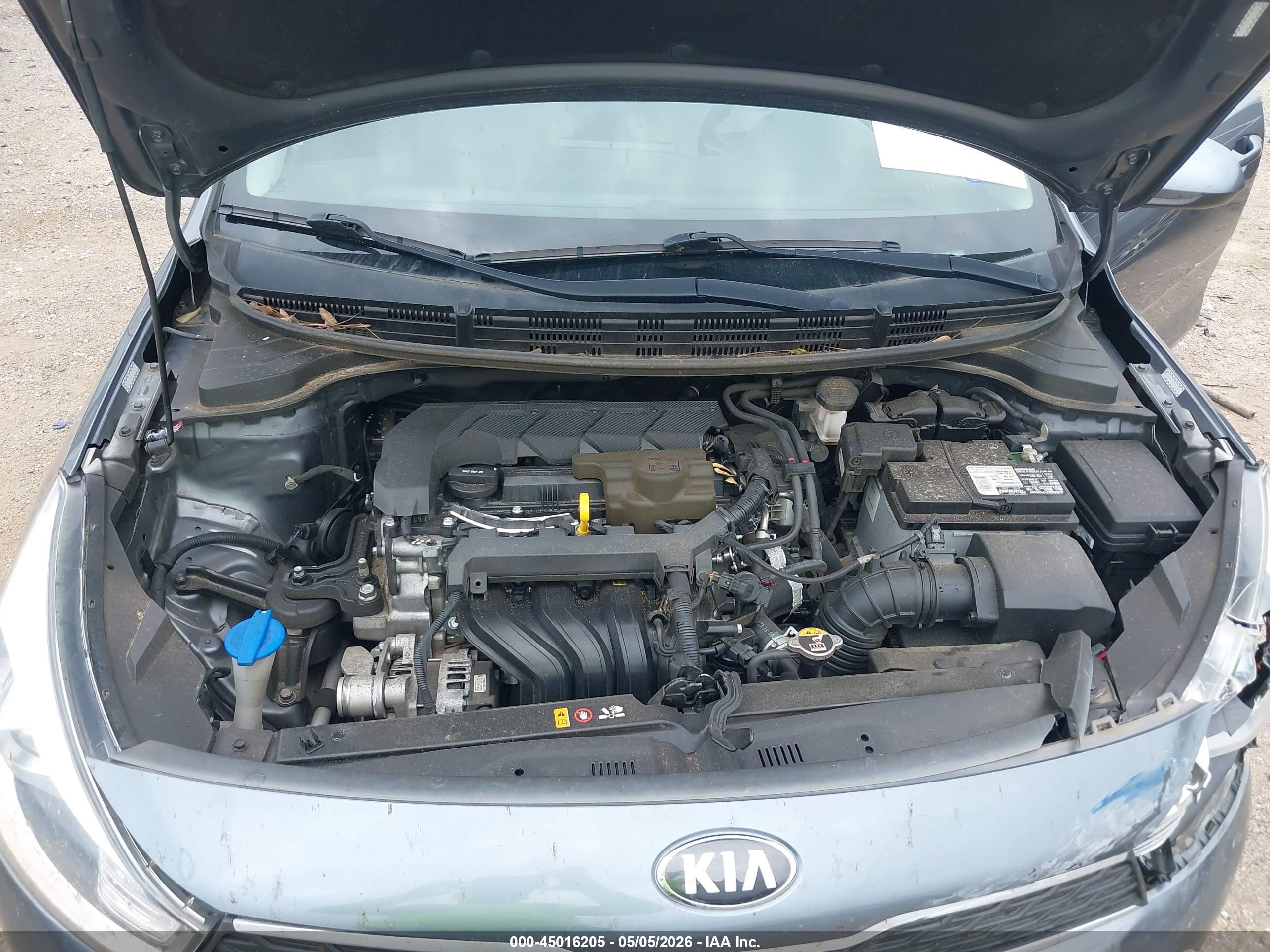 2020 Kia Rio S Gray vin: 3KPA24AD5LE337010