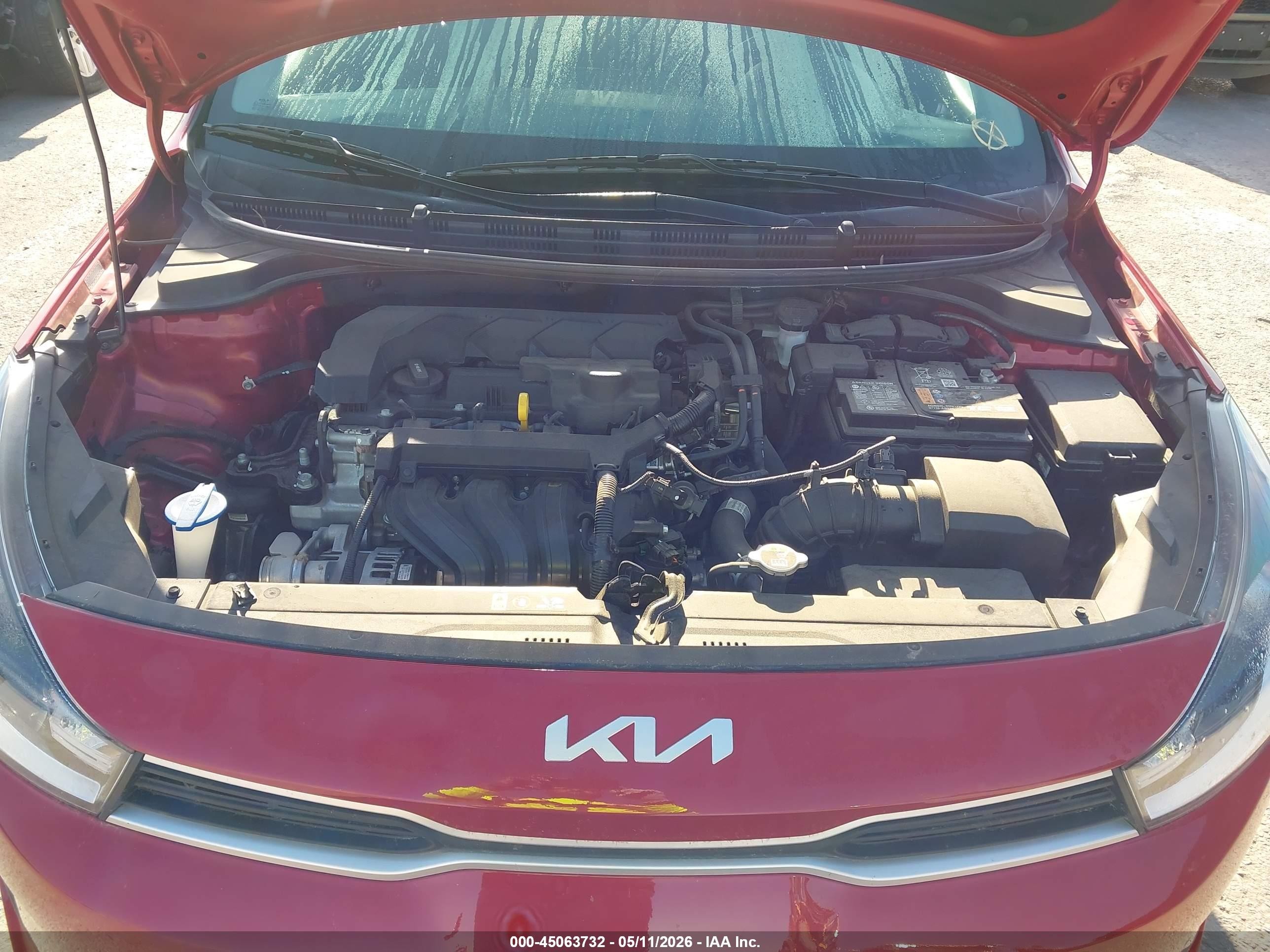 2023 Kia Rio S Red vin: 3KPA24AD5PE521840