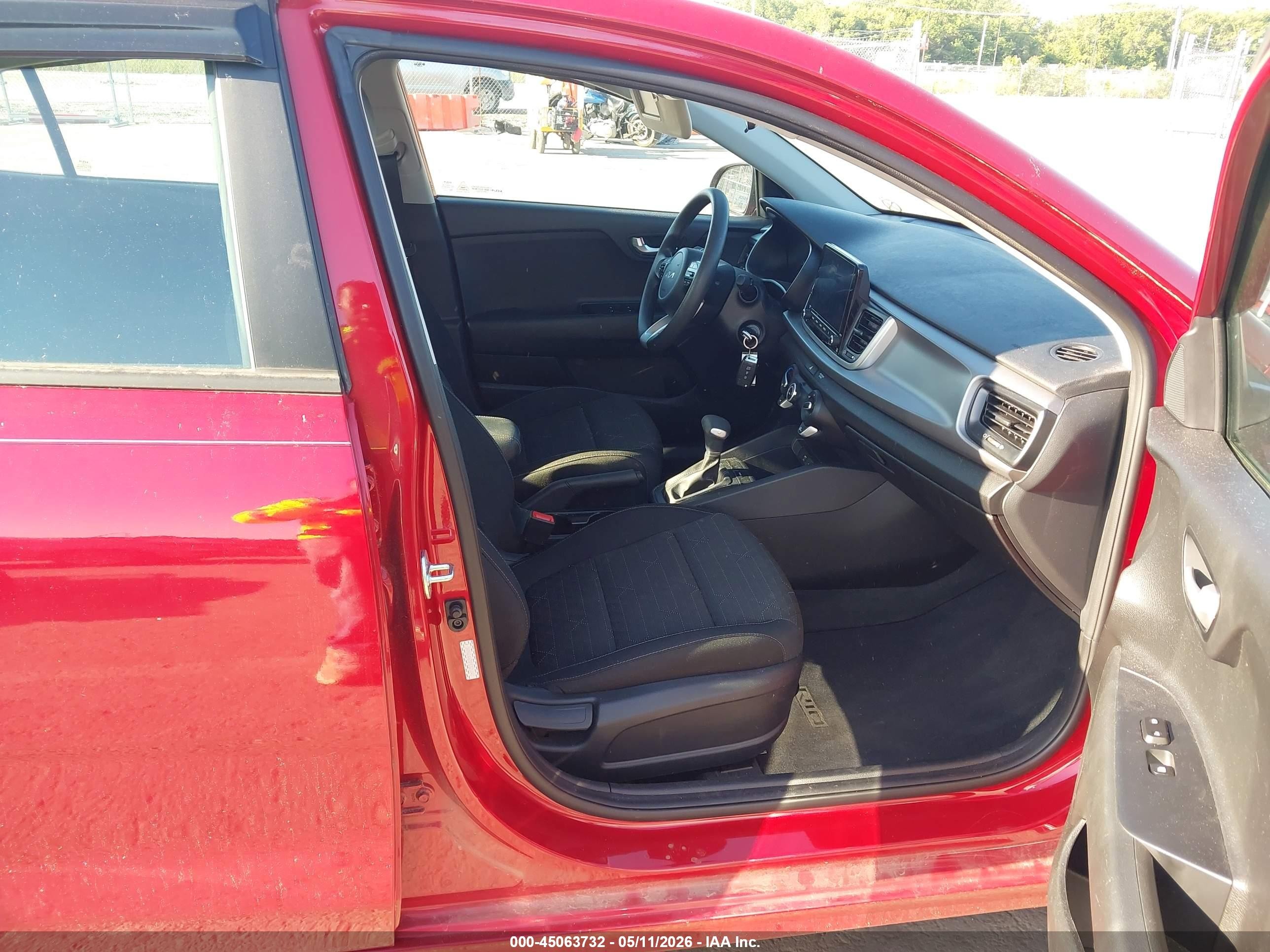 2023 Kia Rio S Red vin: 3KPA24AD5PE521840