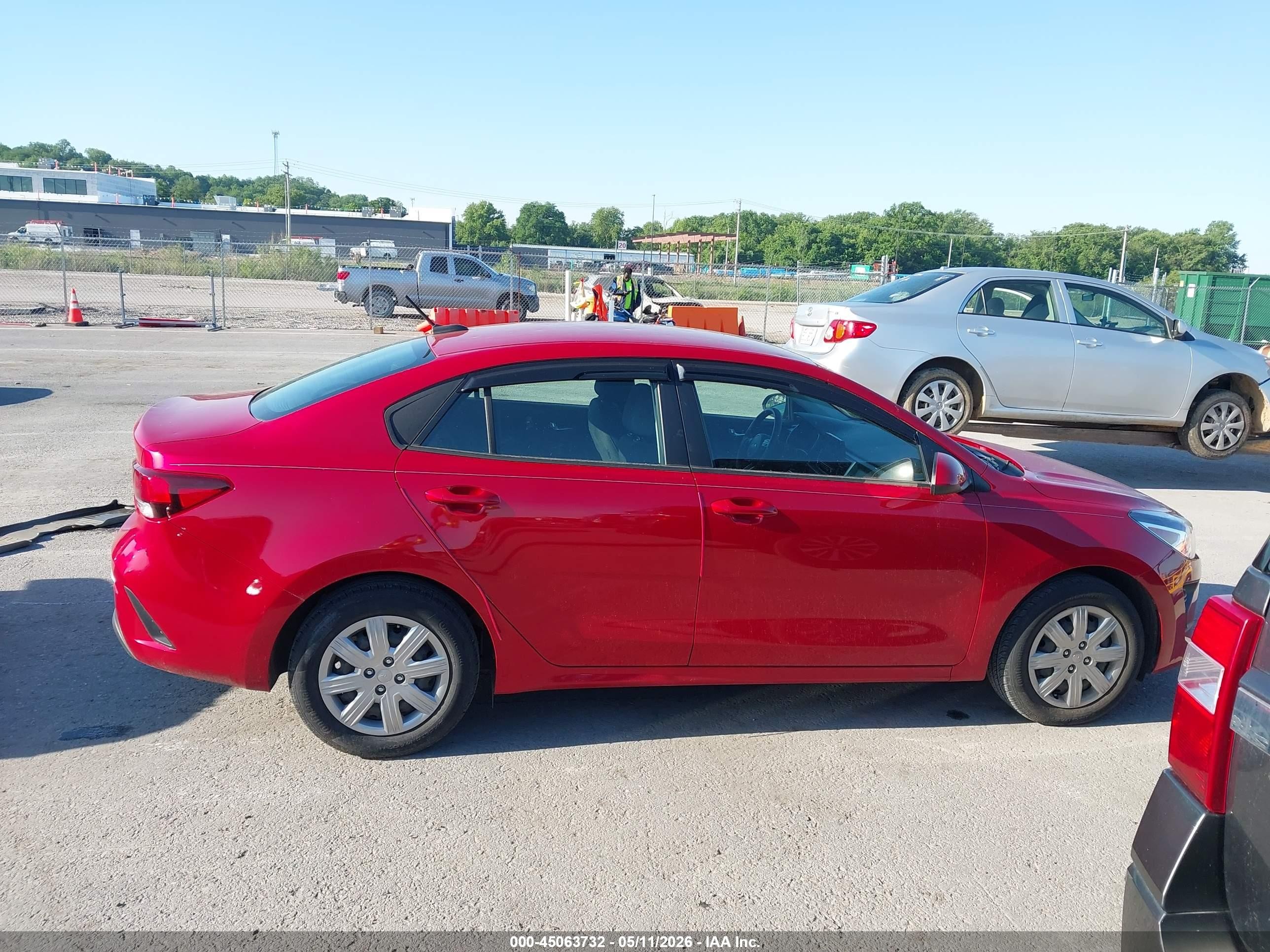 2023 Kia Rio S Red vin: 3KPA24AD5PE521840