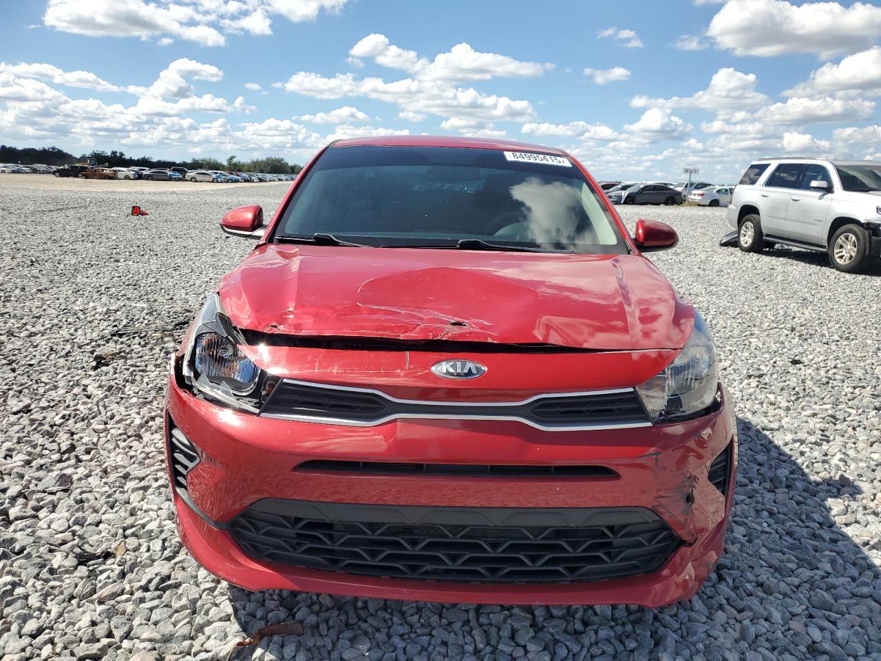 2021 Kia Rio Lx Red vin: 3KPA24AD6ME390946