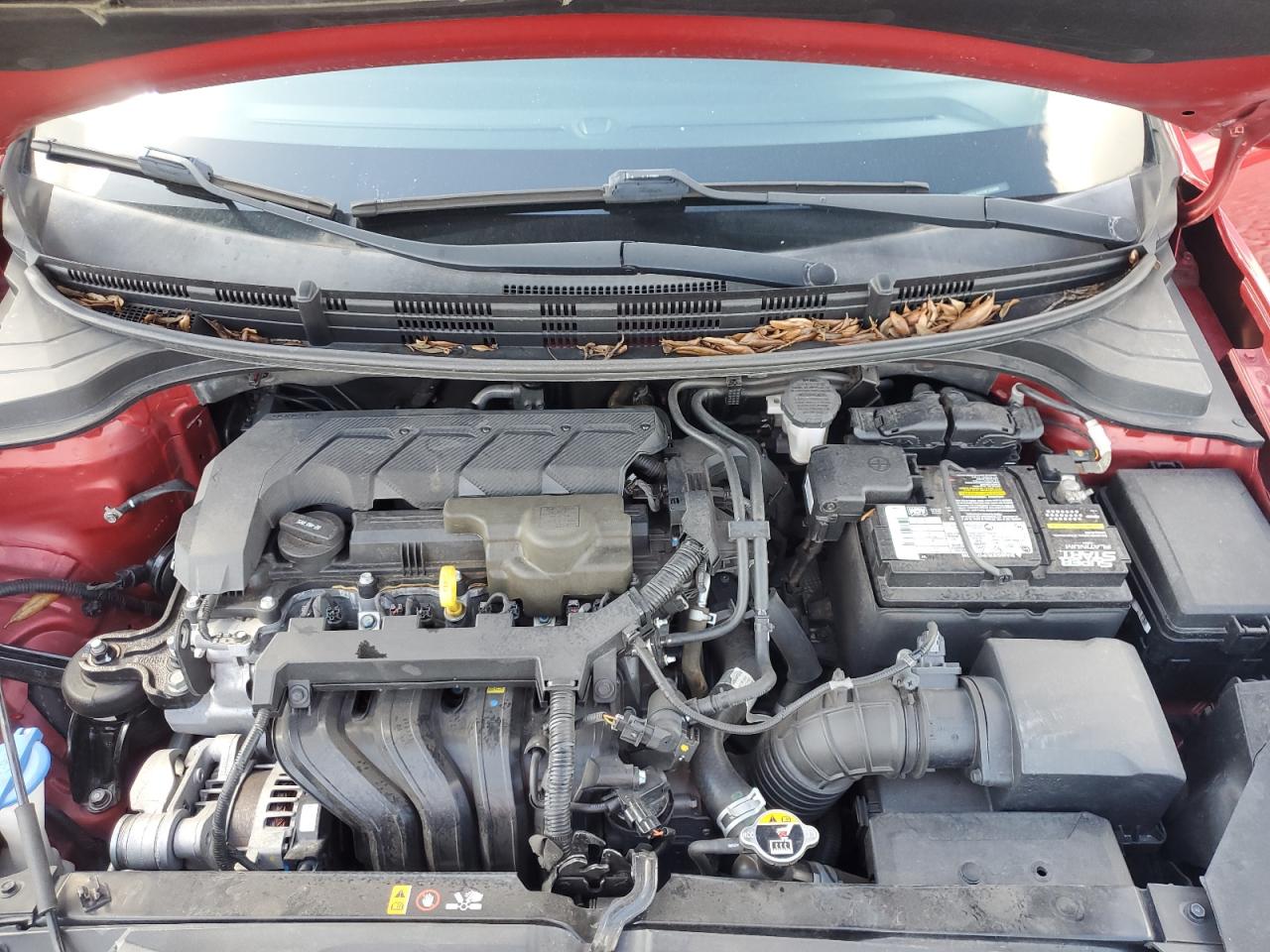 2021 Kia Rio Lx Red vin: 3KPA24AD6ME390946