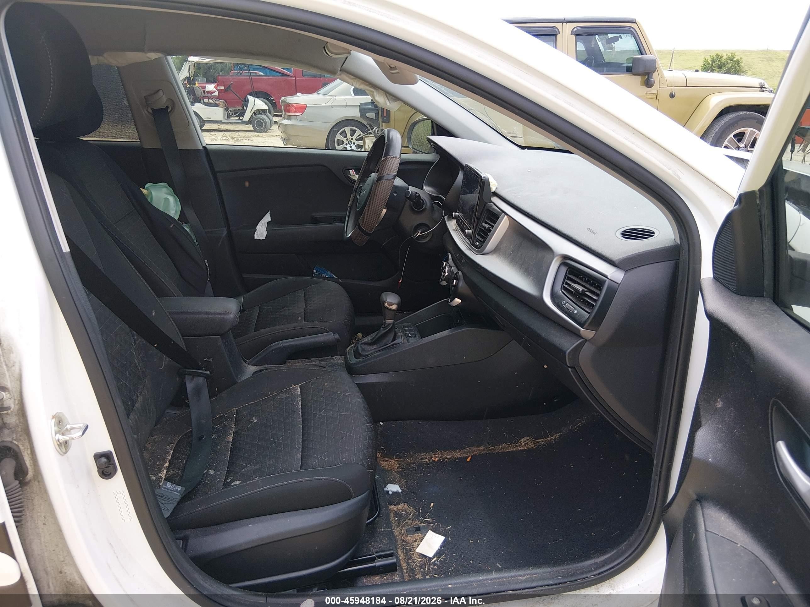 2023 Kia Rio S White vin: 3KPA24AD6PE530336