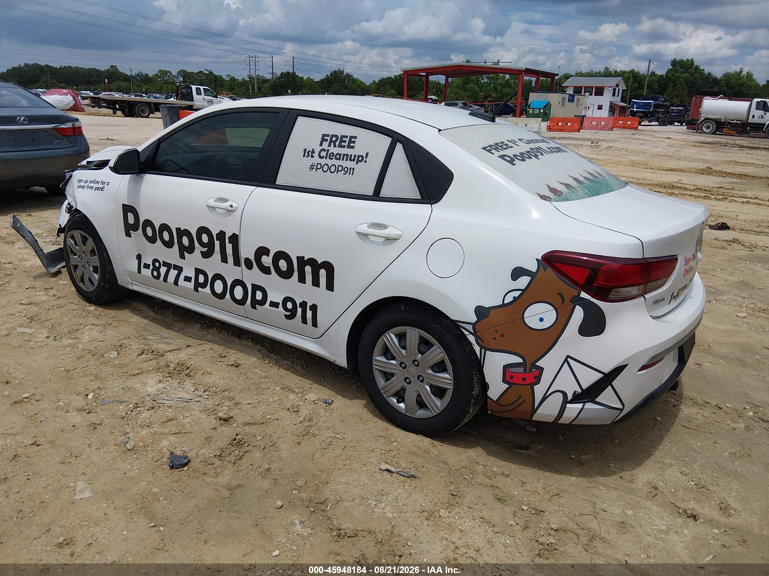 2023 Kia Rio S White vin: 3KPA24AD6PE530336