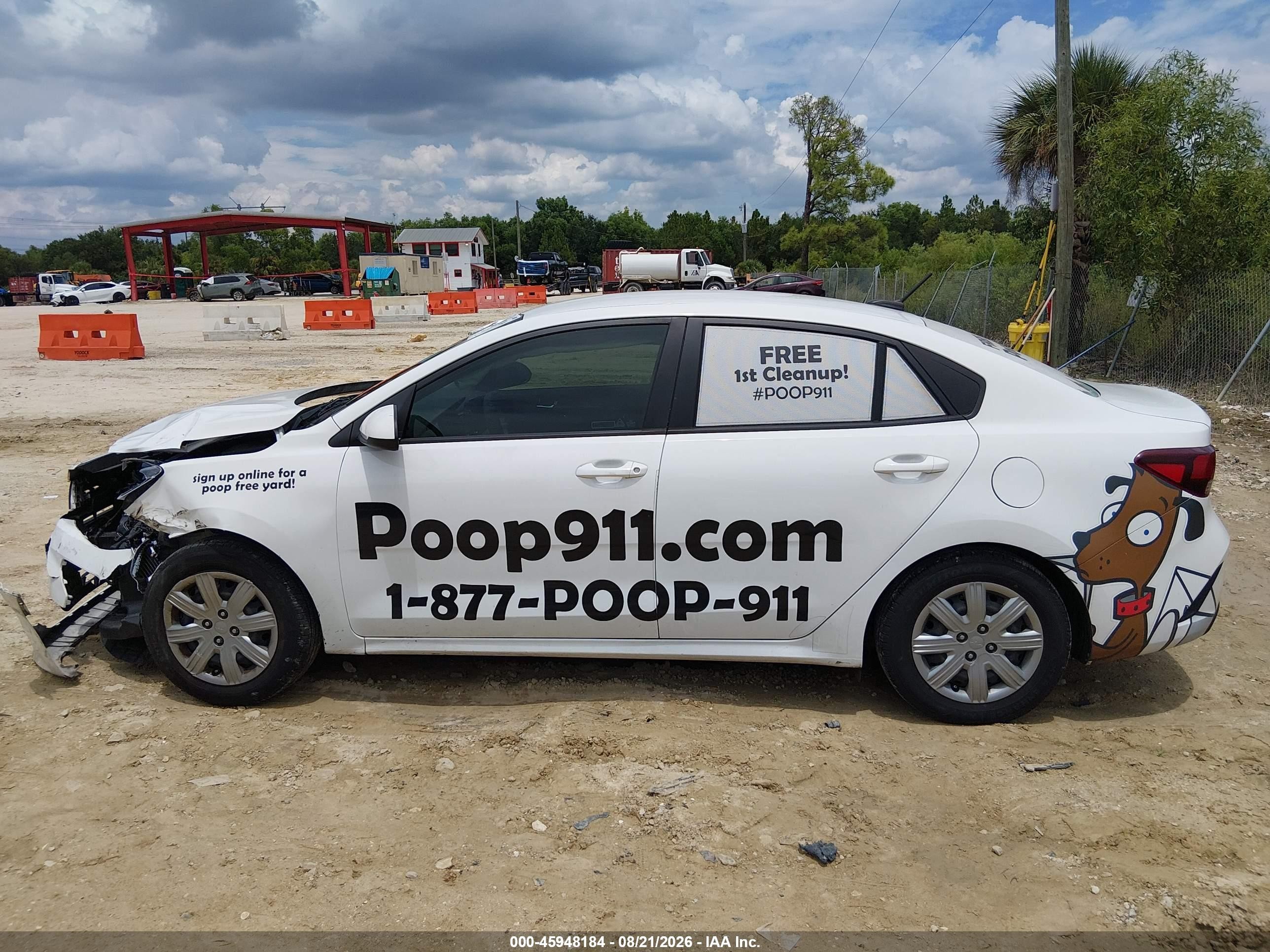 2023 Kia Rio S White vin: 3KPA24AD6PE530336