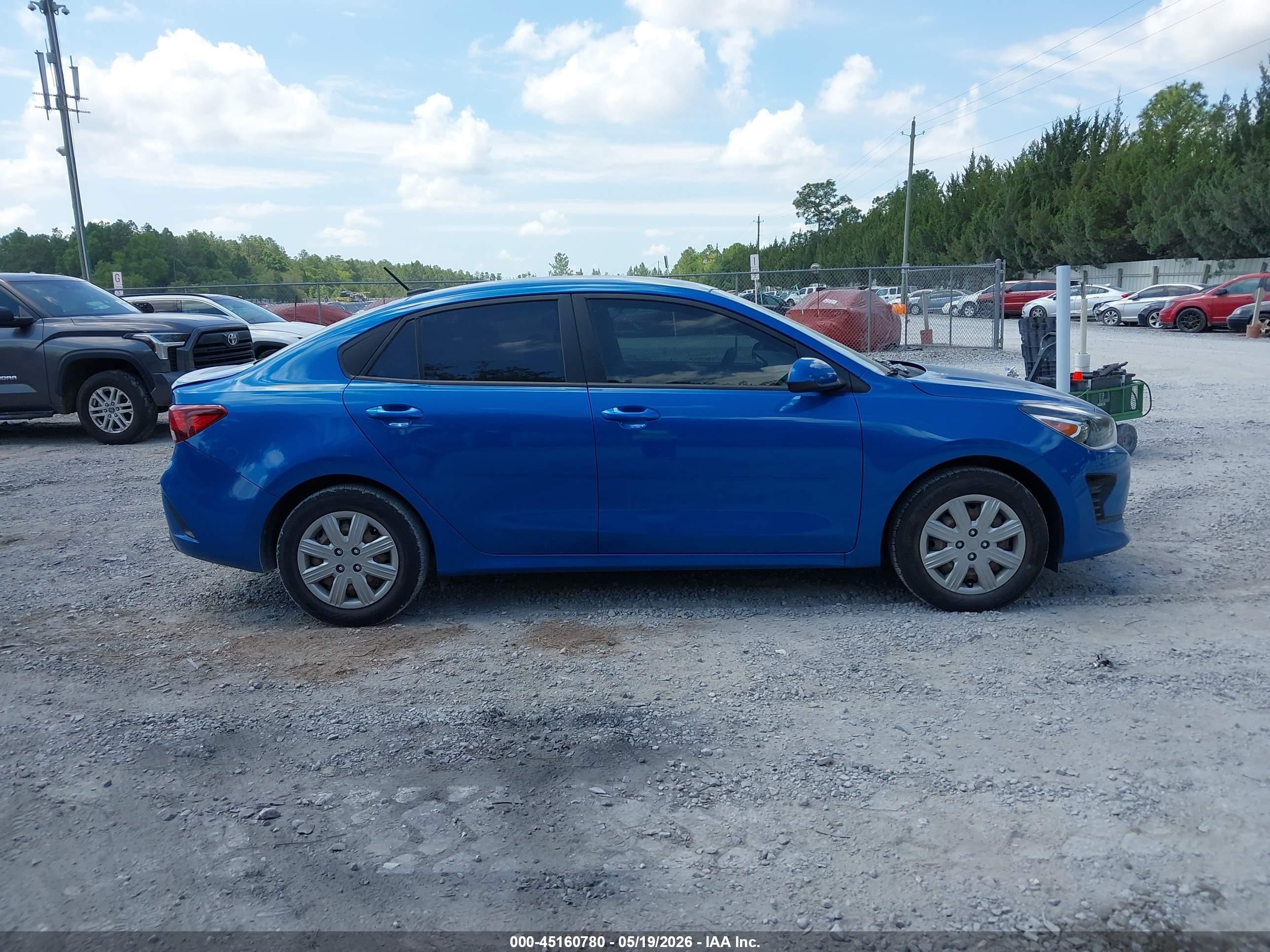 2023 Kia Rio S Blue vin: 3KPA24AD6PE573039