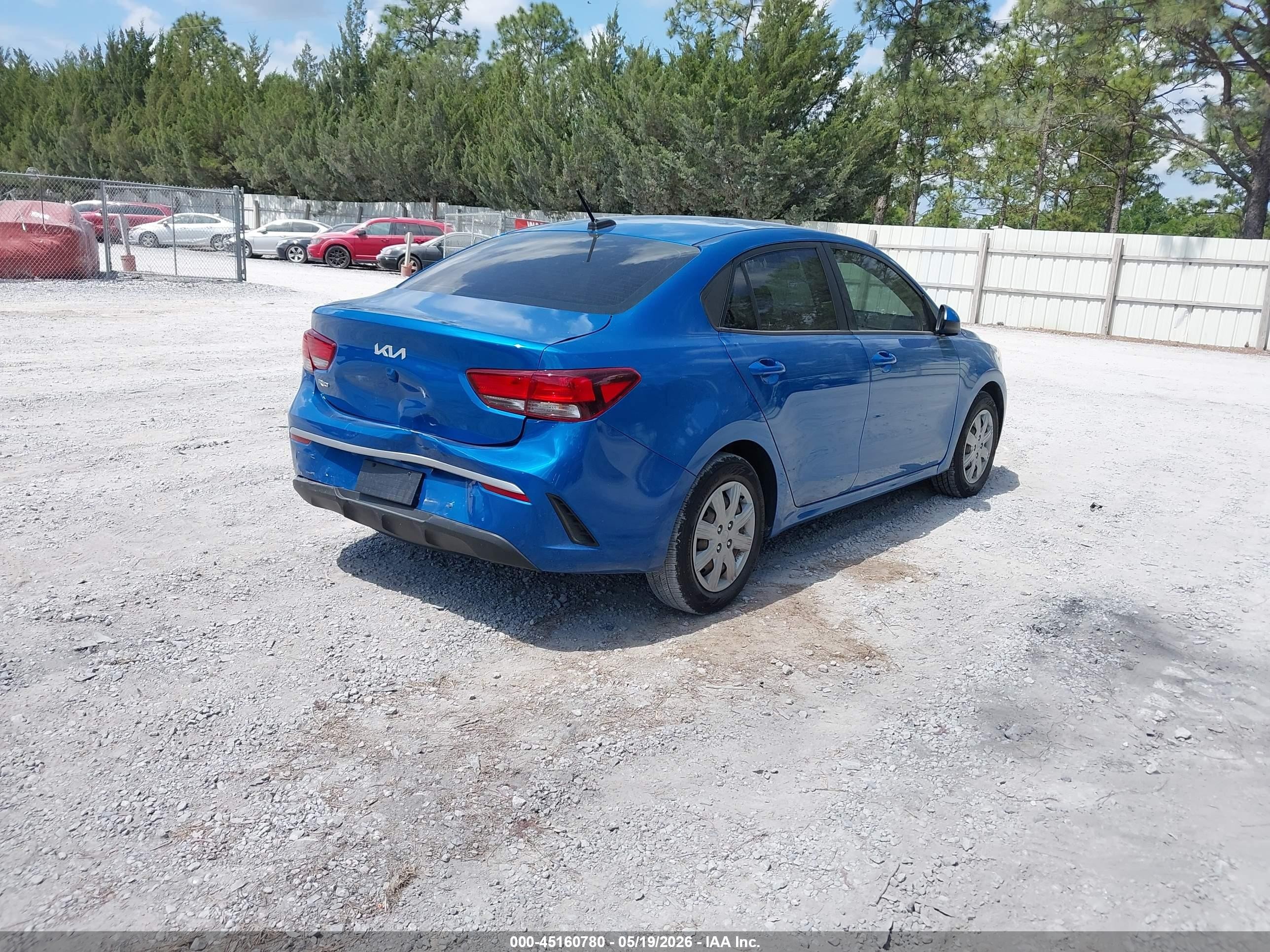 2023 Kia Rio S Blue vin: 3KPA24AD6PE573039