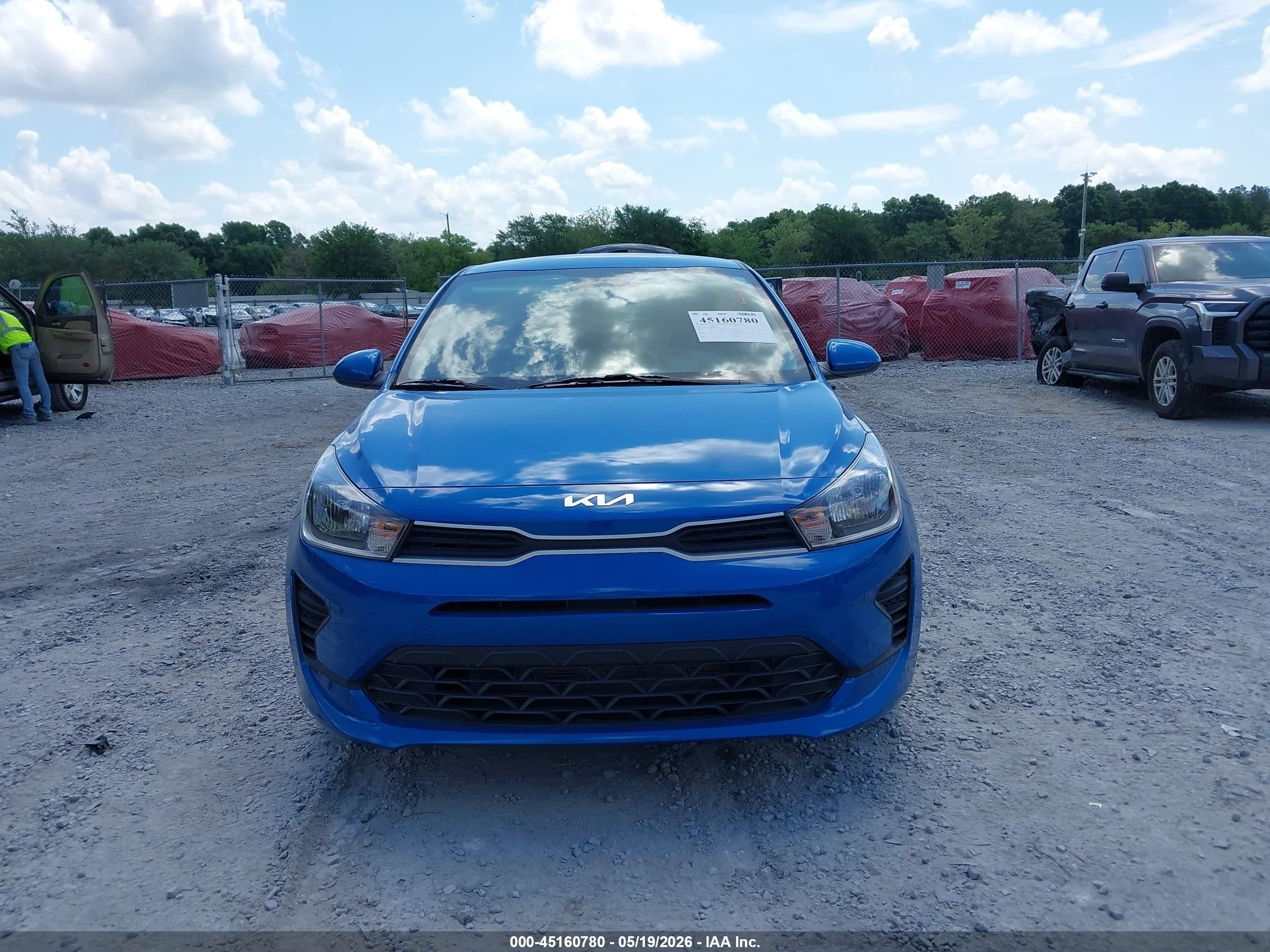 2023 Kia Rio S Blue vin: 3KPA24AD6PE573039