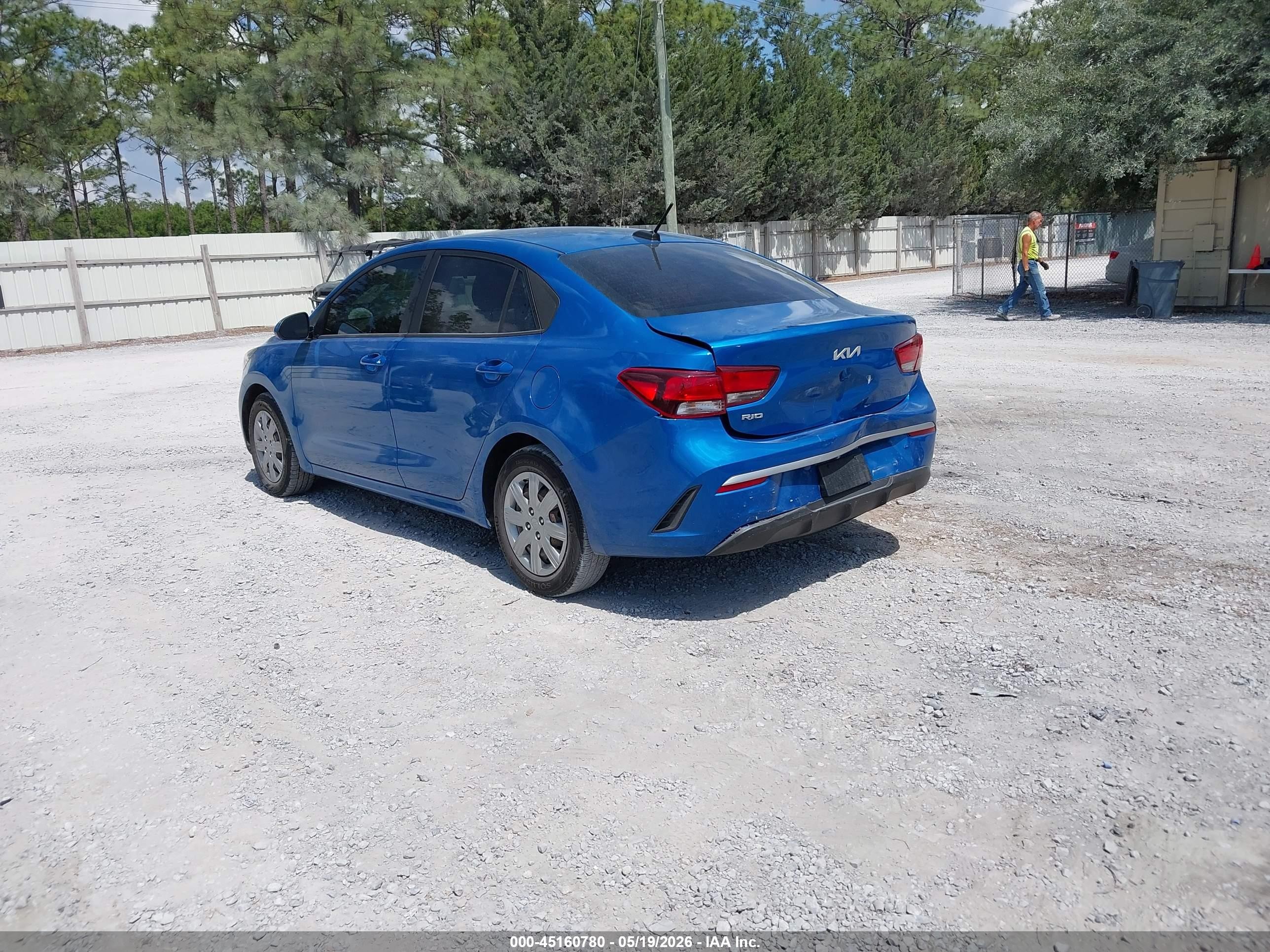 2023 Kia Rio S Blue vin: 3KPA24AD6PE573039