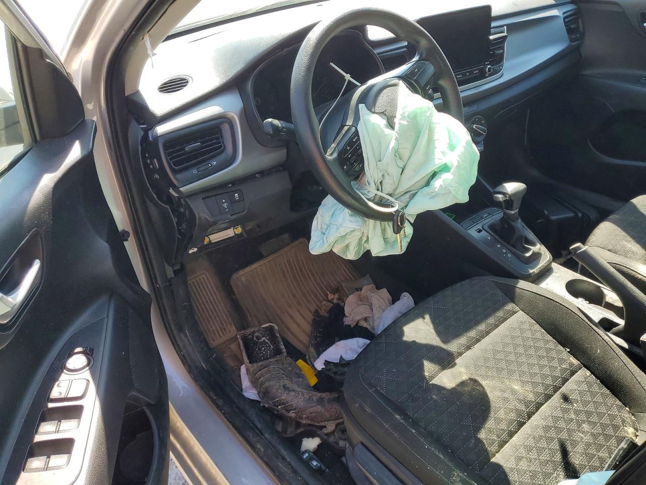 2023 Kia Rio Lx Silver vin: 3KPA24AD6PE584235