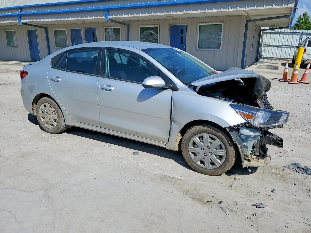 2023 Kia Rio Lx Silver vin: 3KPA24AD6PE584235