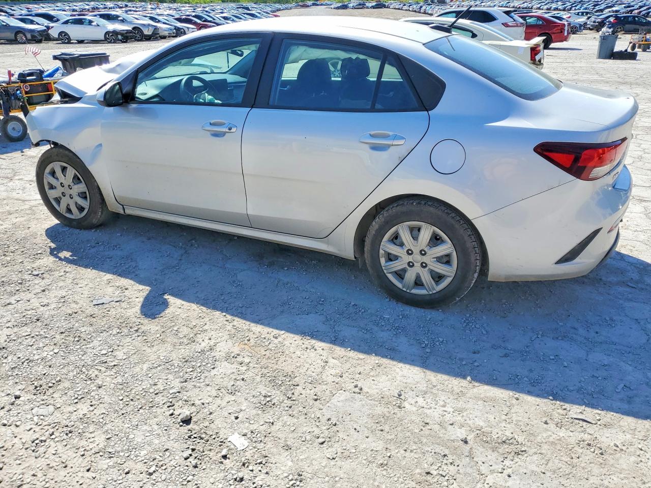 2023 Kia Rio Lx Silver vin: 3KPA24AD6PE584235
